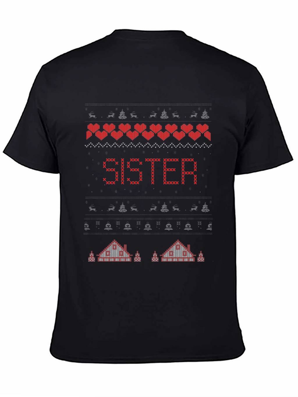 Sister Christmas Ugly Sweater T-Shirt