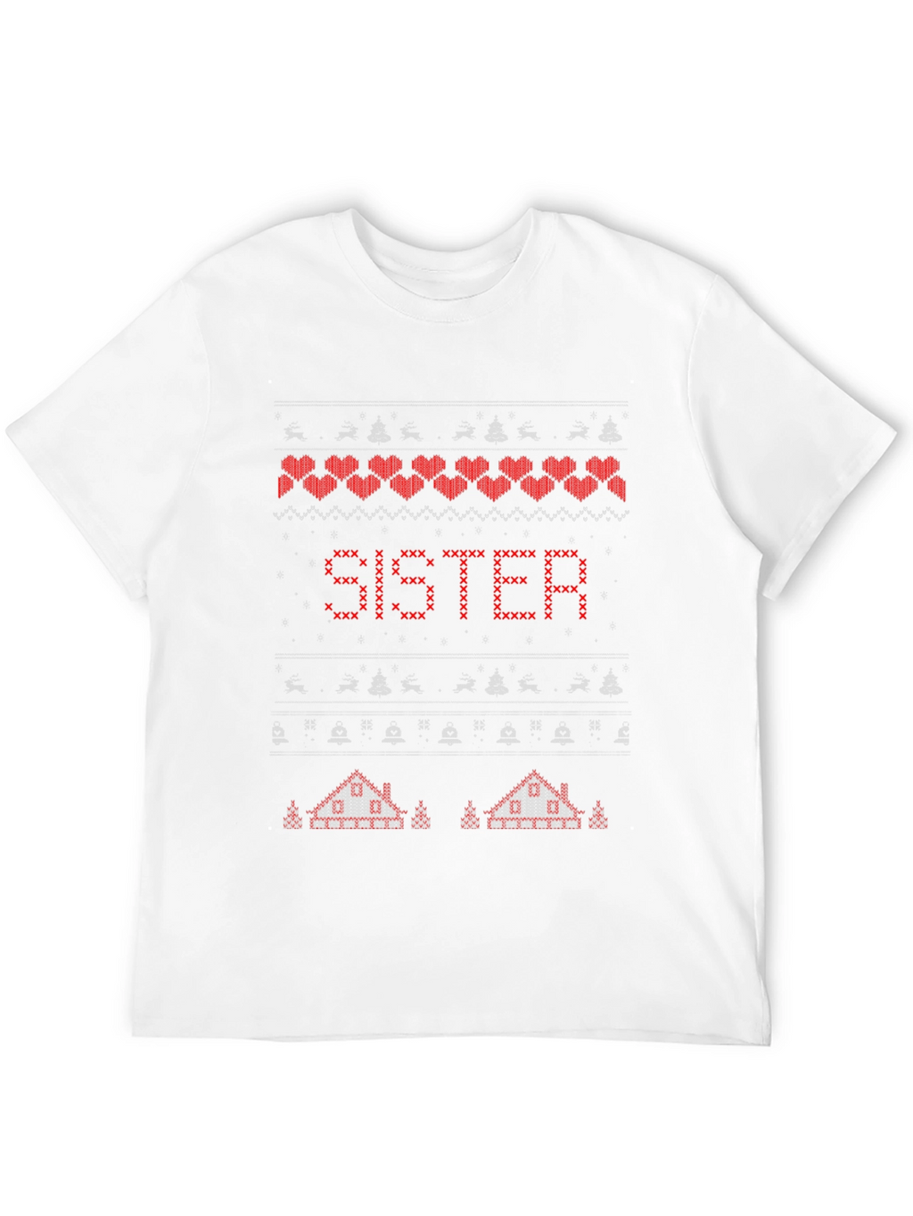 Sister Christmas Ugly Sweater T-Shirt