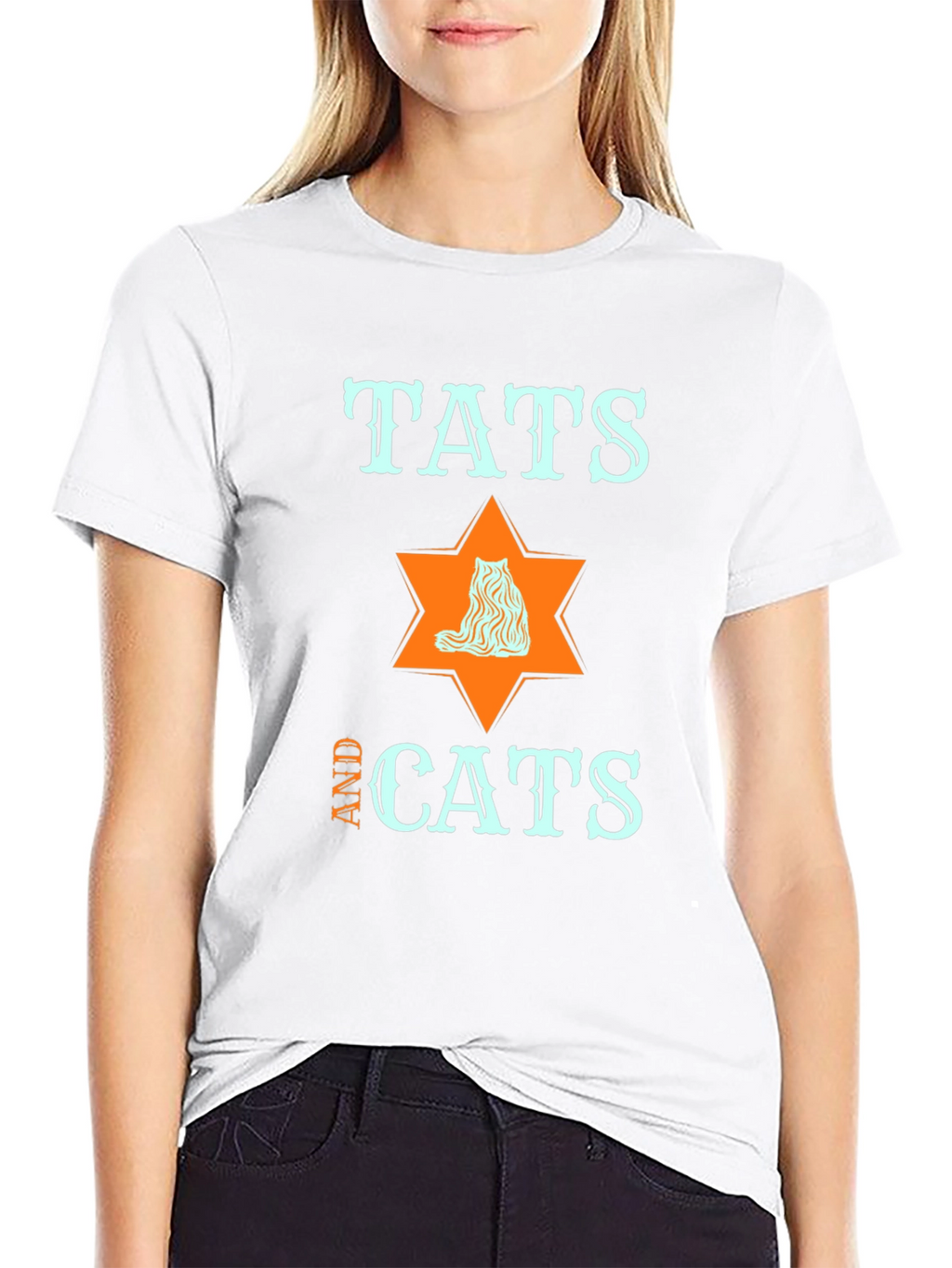 Tats and Cats Graphic T-Shirt