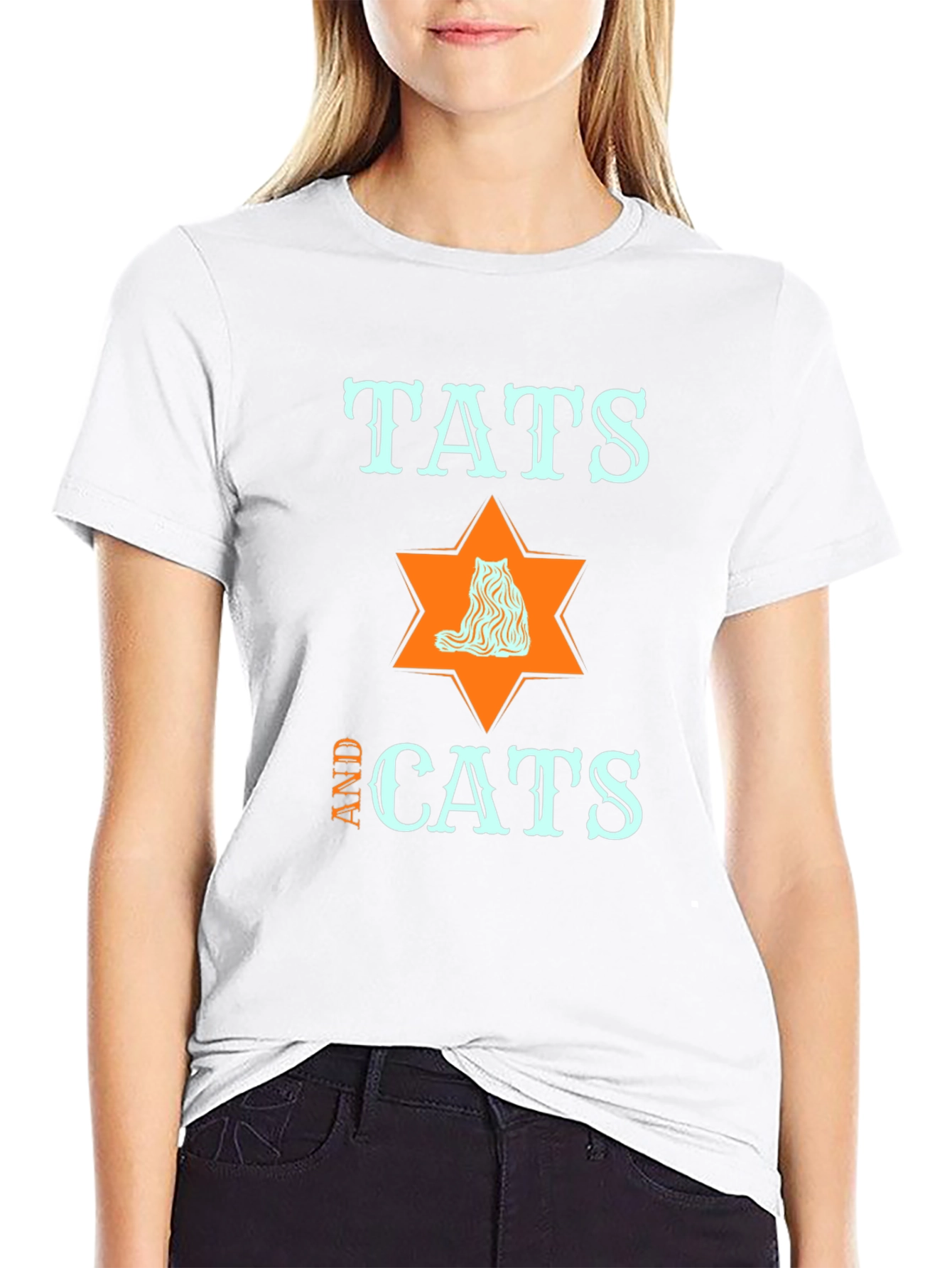 Tats and Cats Graphic T-Shirt