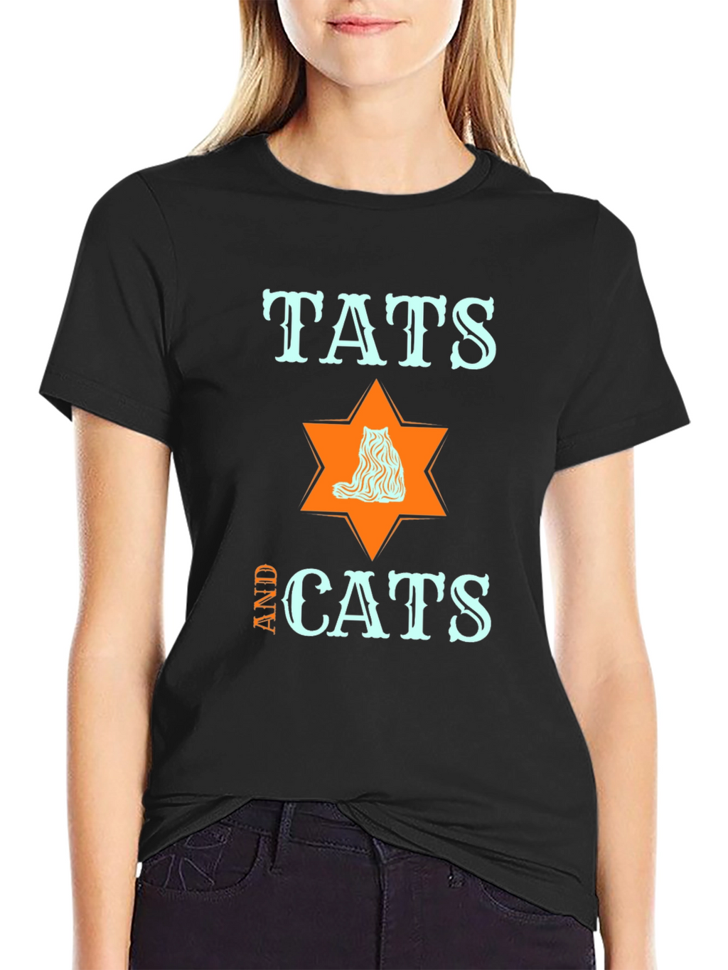 Tats and Cats Graphic T-Shirt