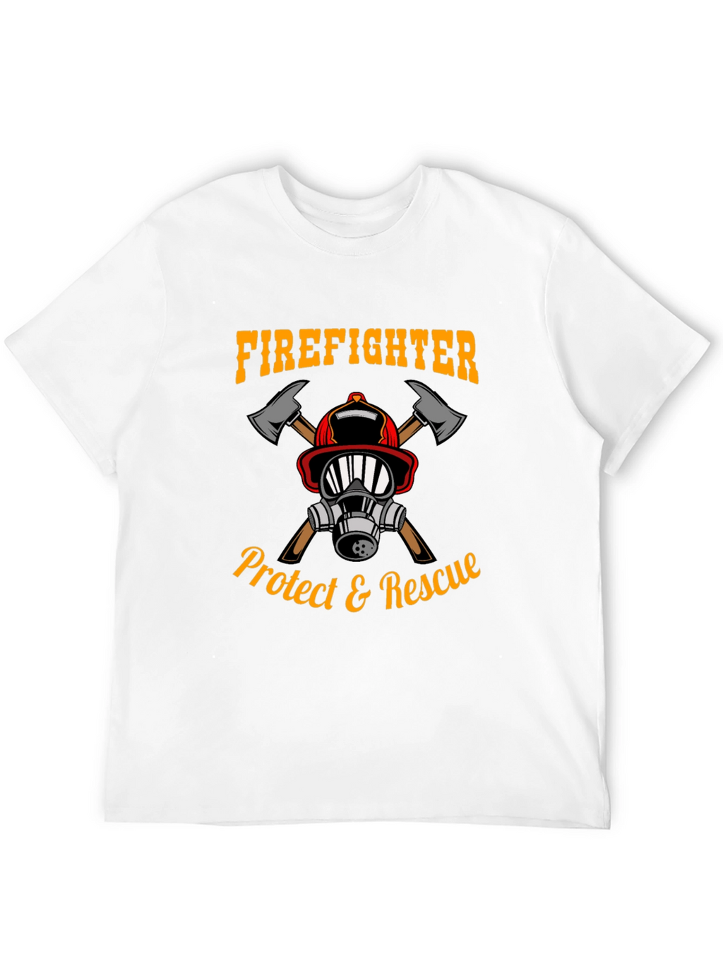 Firefighter Protect & Rescue Graphic Tee