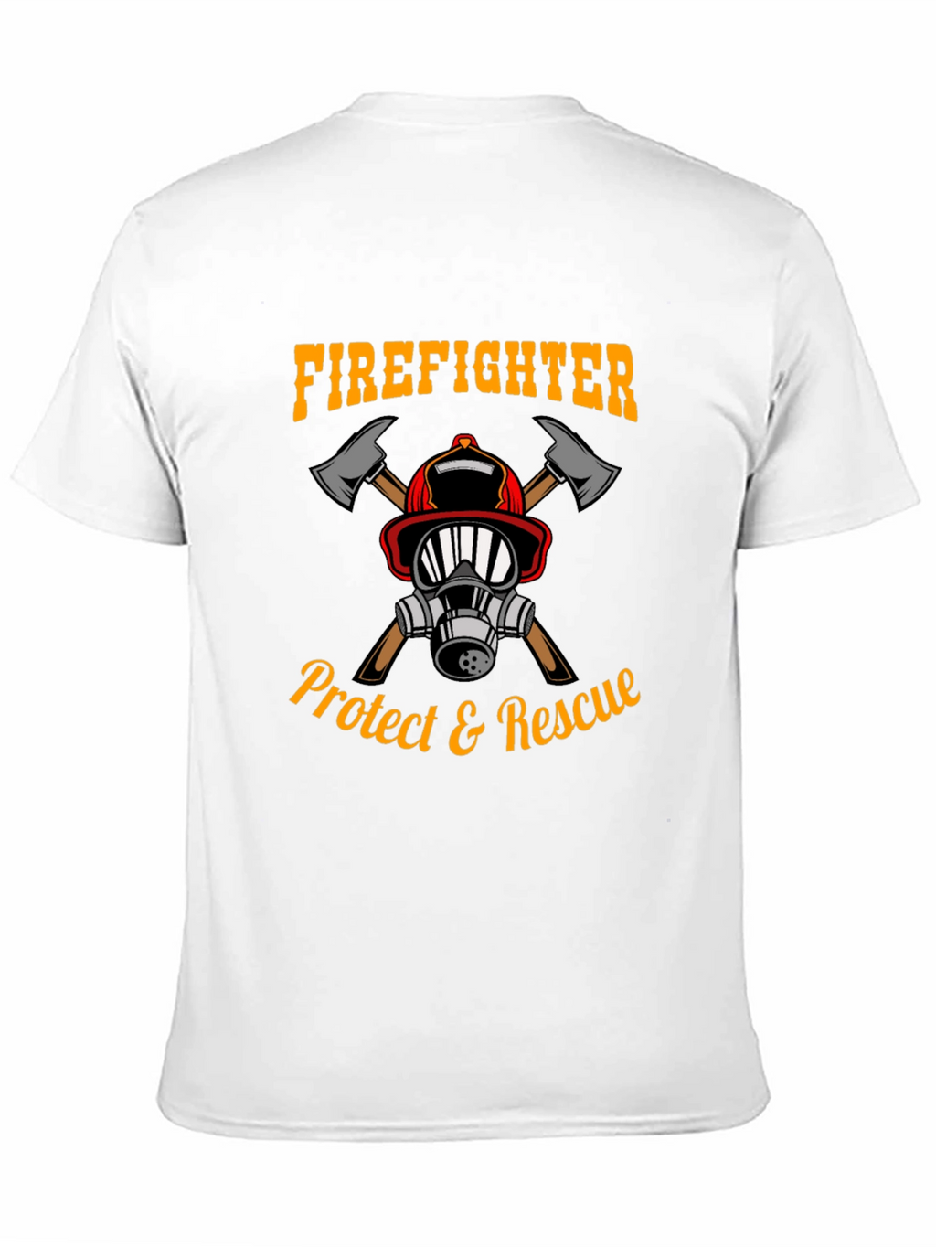 Firefighter Protect & Rescue Graphic Tee