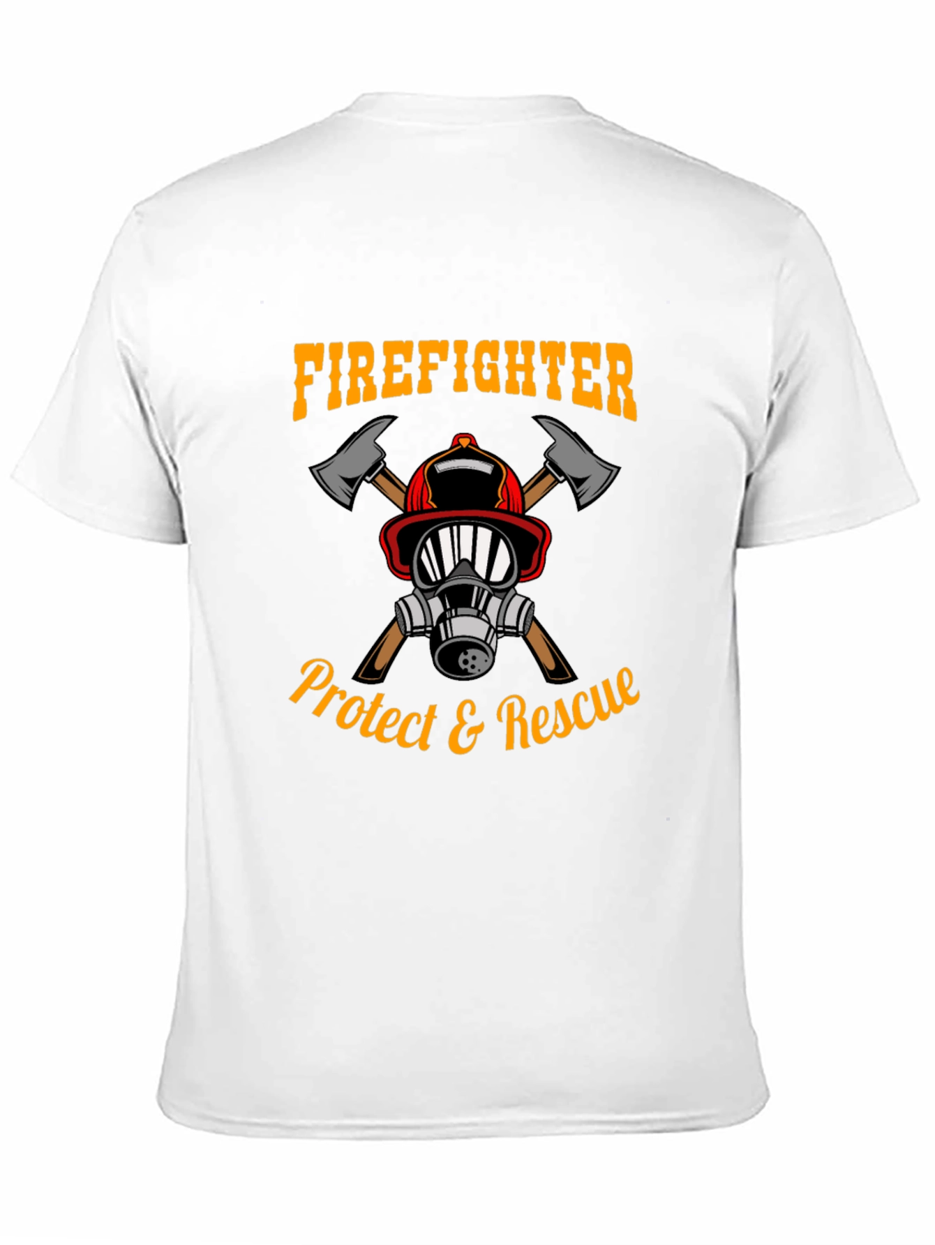 Firefighter Protect & Rescue Graphic Tee