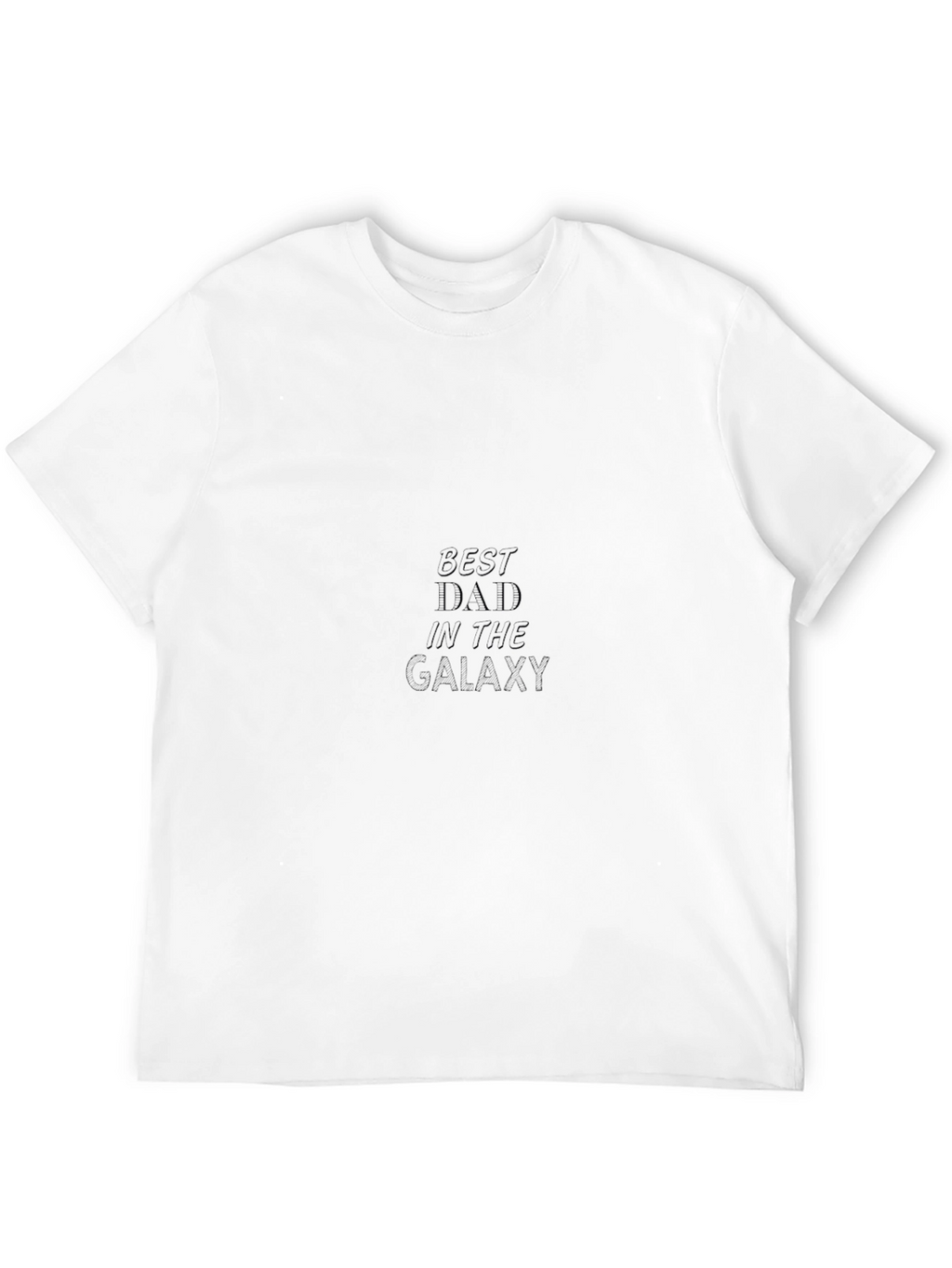 Best Dad in the Galaxy Black T-Shirt