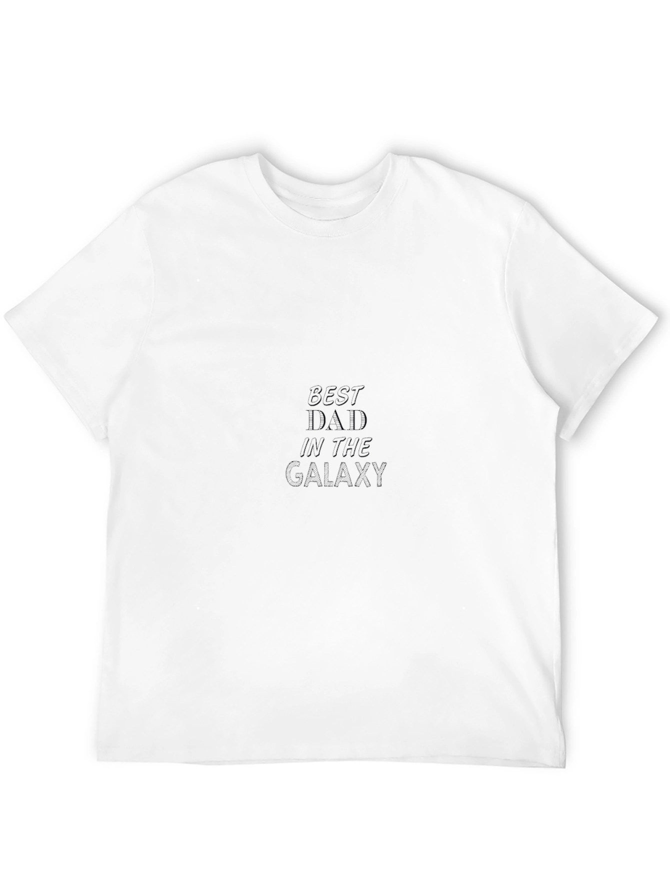 Best Dad in the Galaxy Black T-Shirt