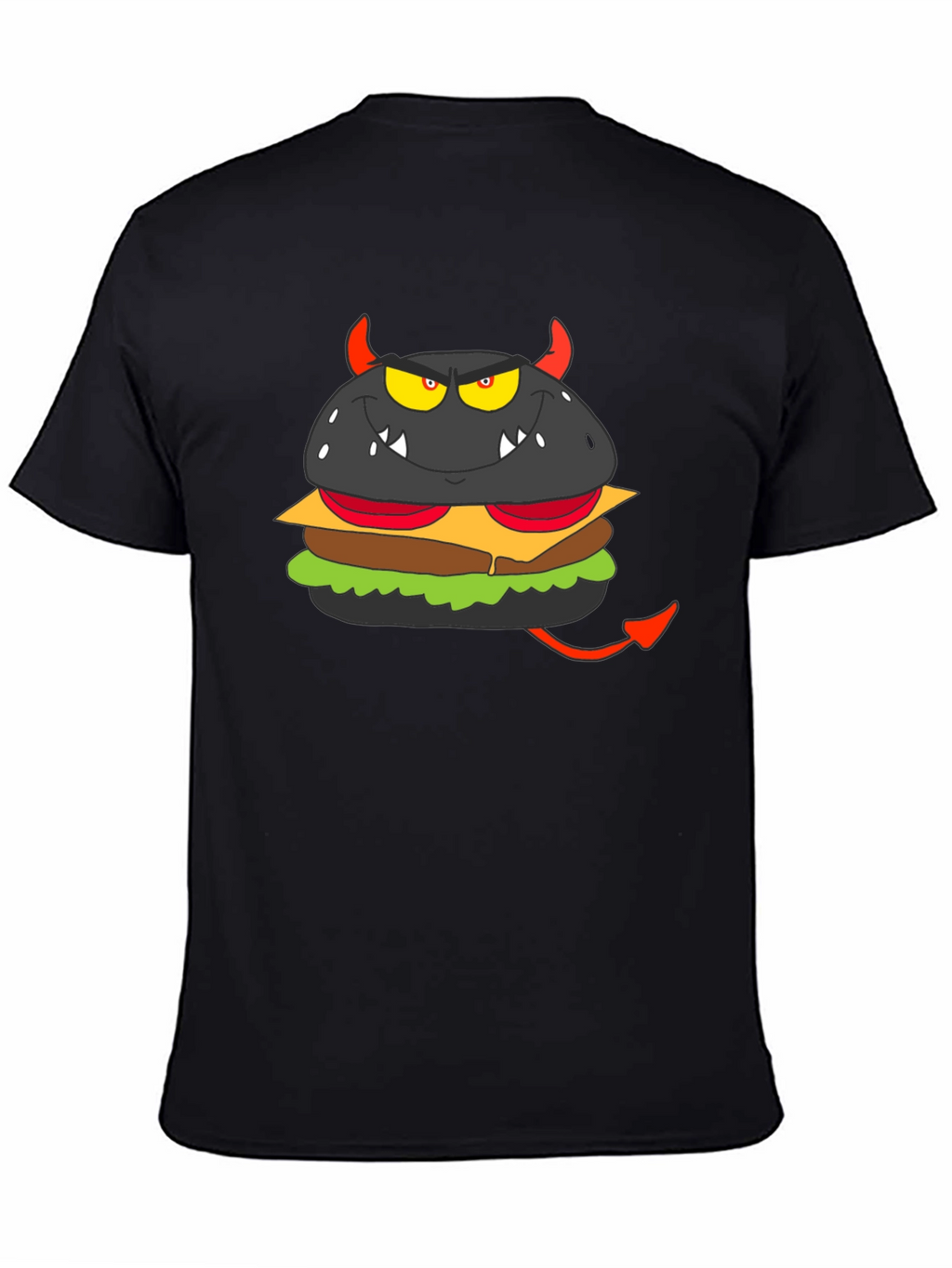Devil Burger Graphic Tee - Black