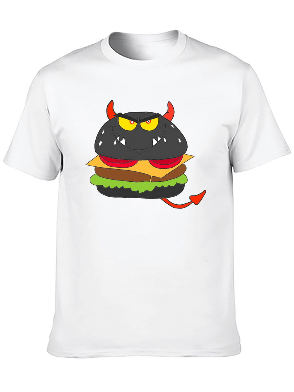 Devil Burger Graphic Tee - Black