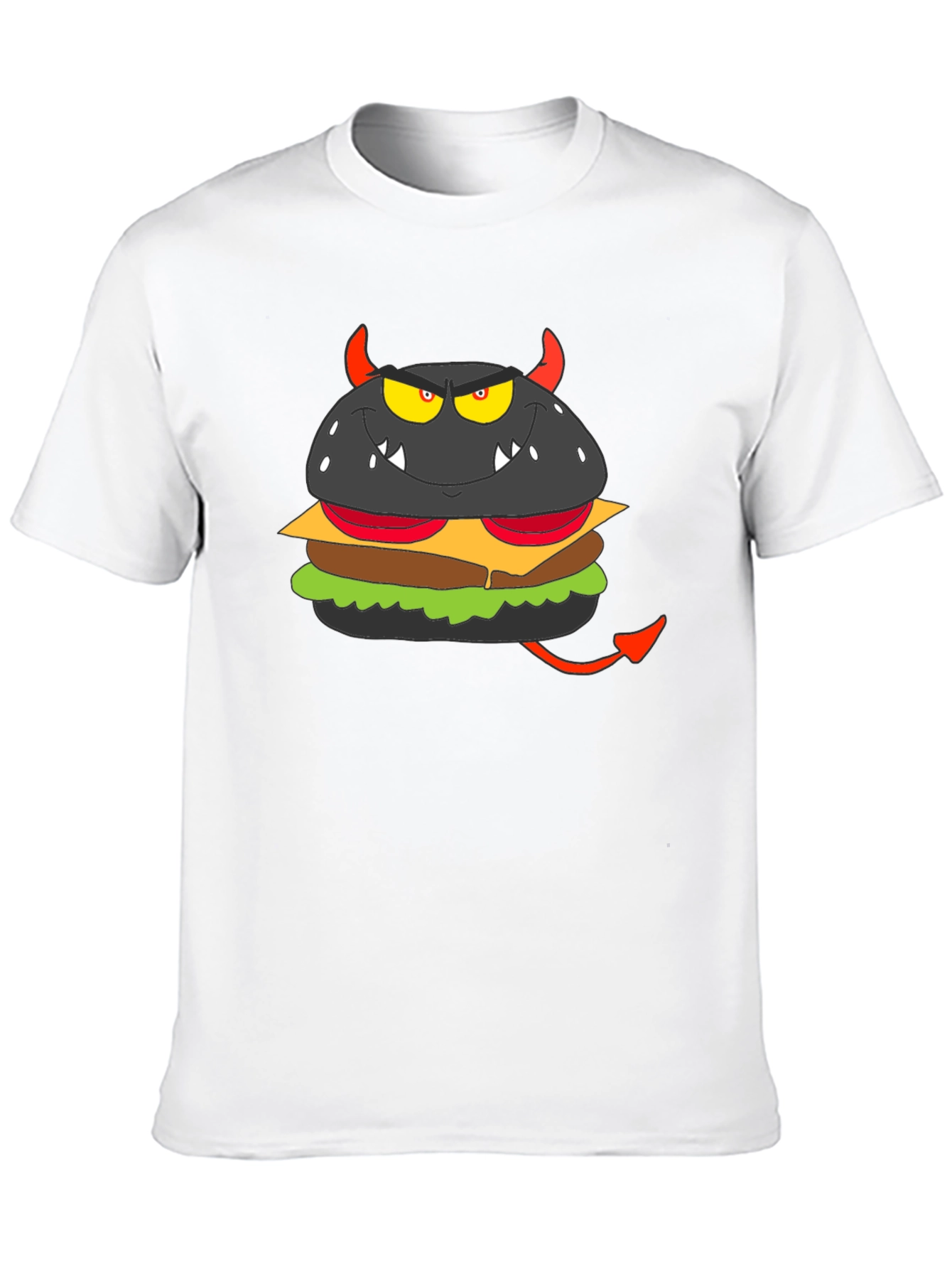 Devil Burger Graphic Tee - Black