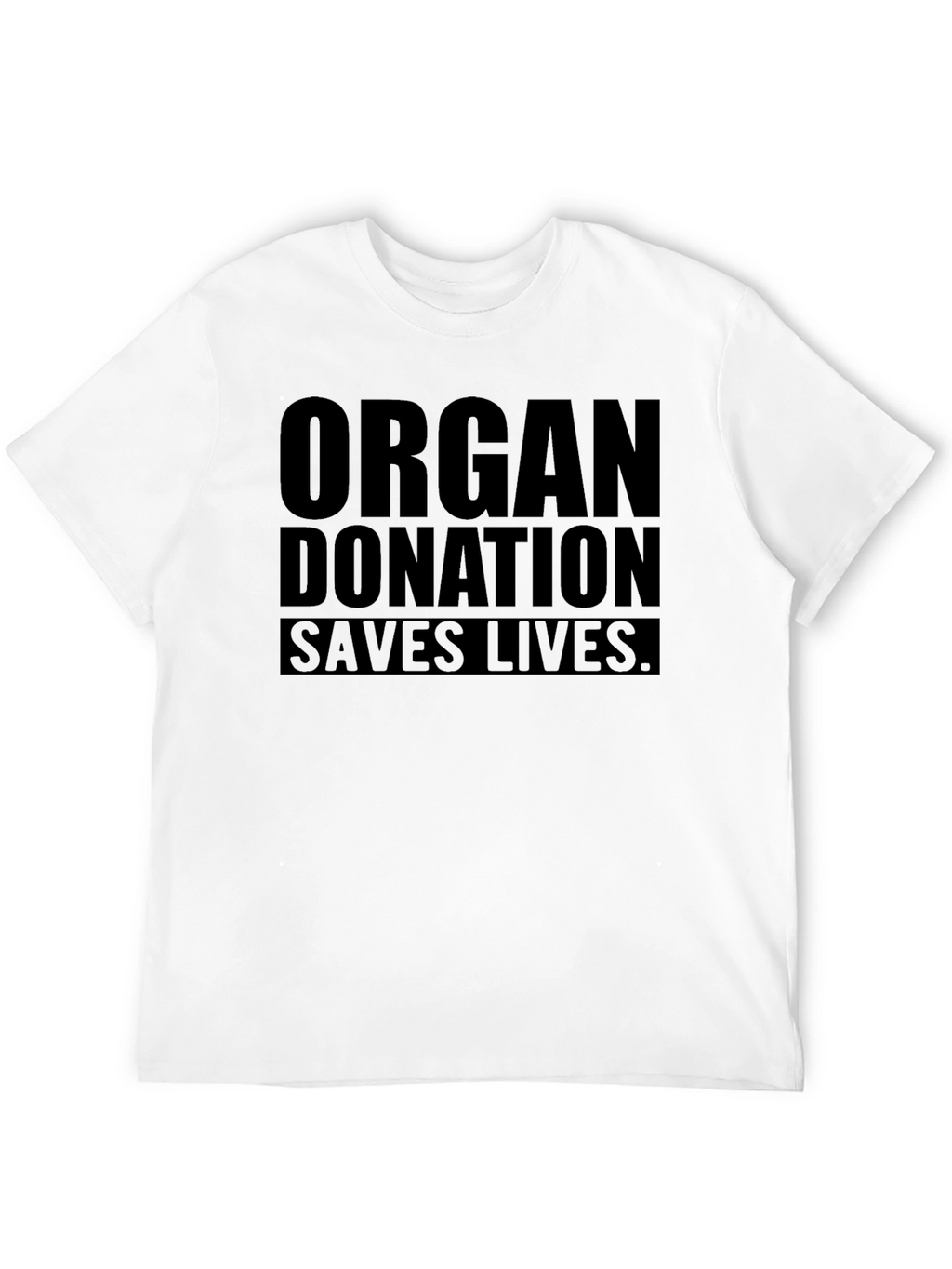 Organ Donation Saves Lives - Black Graphic Tee