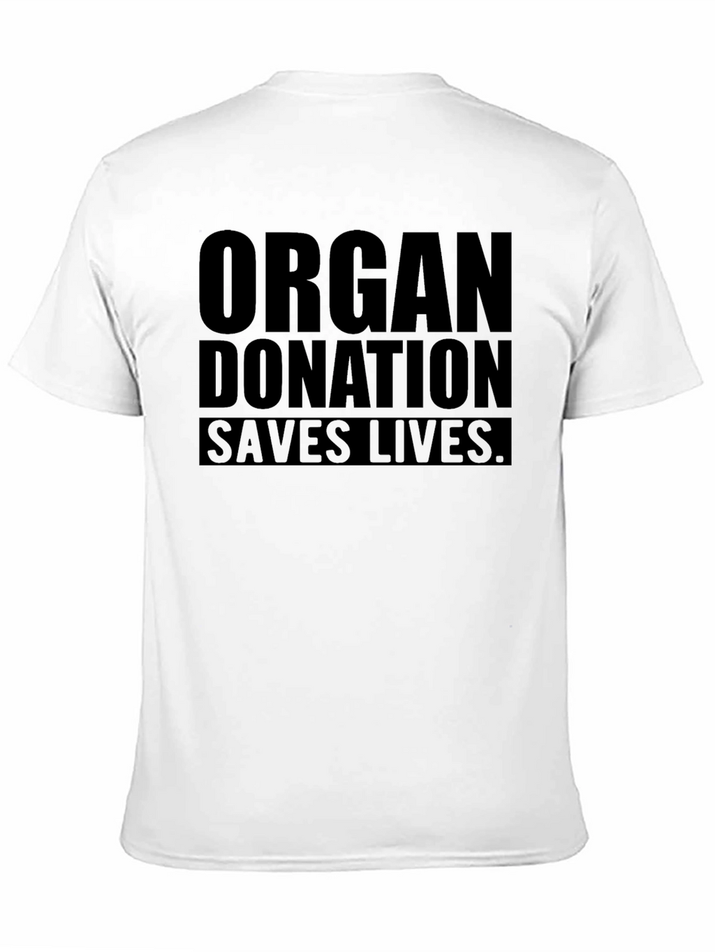 Organ Donation Saves Lives - Black Graphic Tee