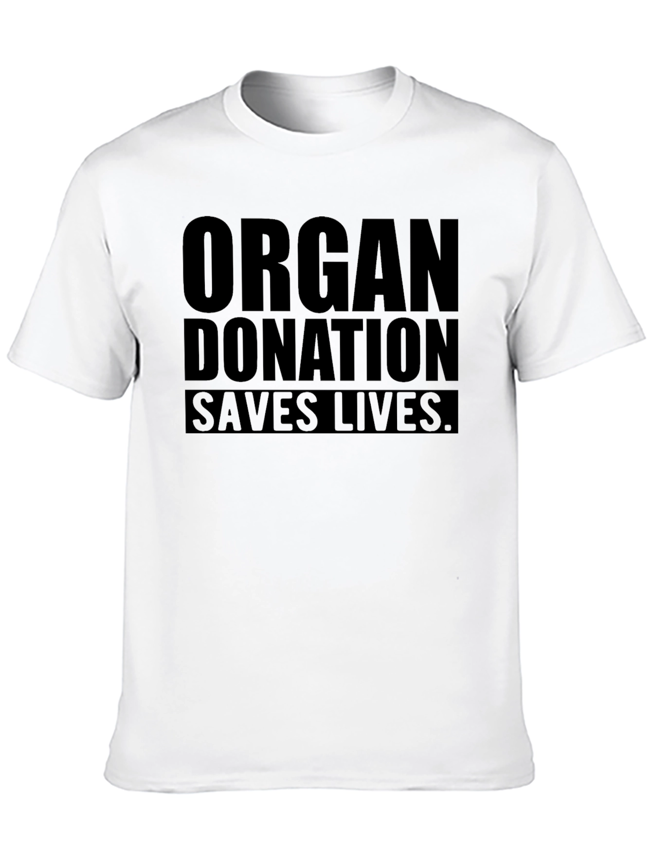 Organ Donation Saves Lives - Black Graphic Tee