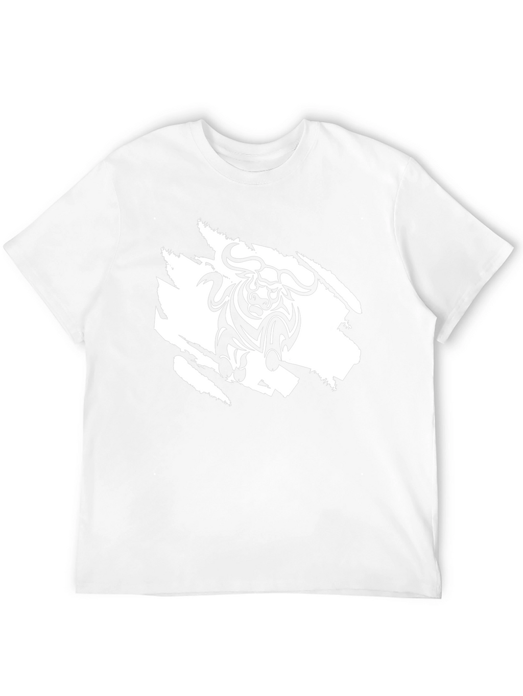 Bold Bull Graphic Tee - Black Cotton Comfort