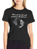 Lost Souls Koi Fish Graphic Tee - Black