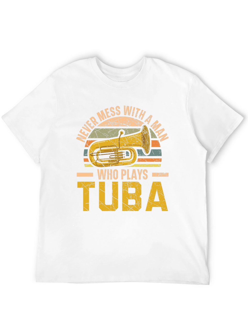 Tuba Player Graphic Tee - Musician T-Shirt