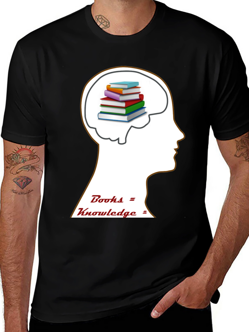 Books = Knowledge Graphic Tee