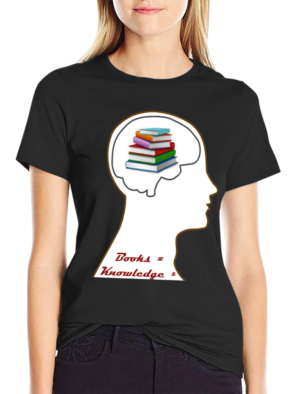 Books = Knowledge Graphic Tee
