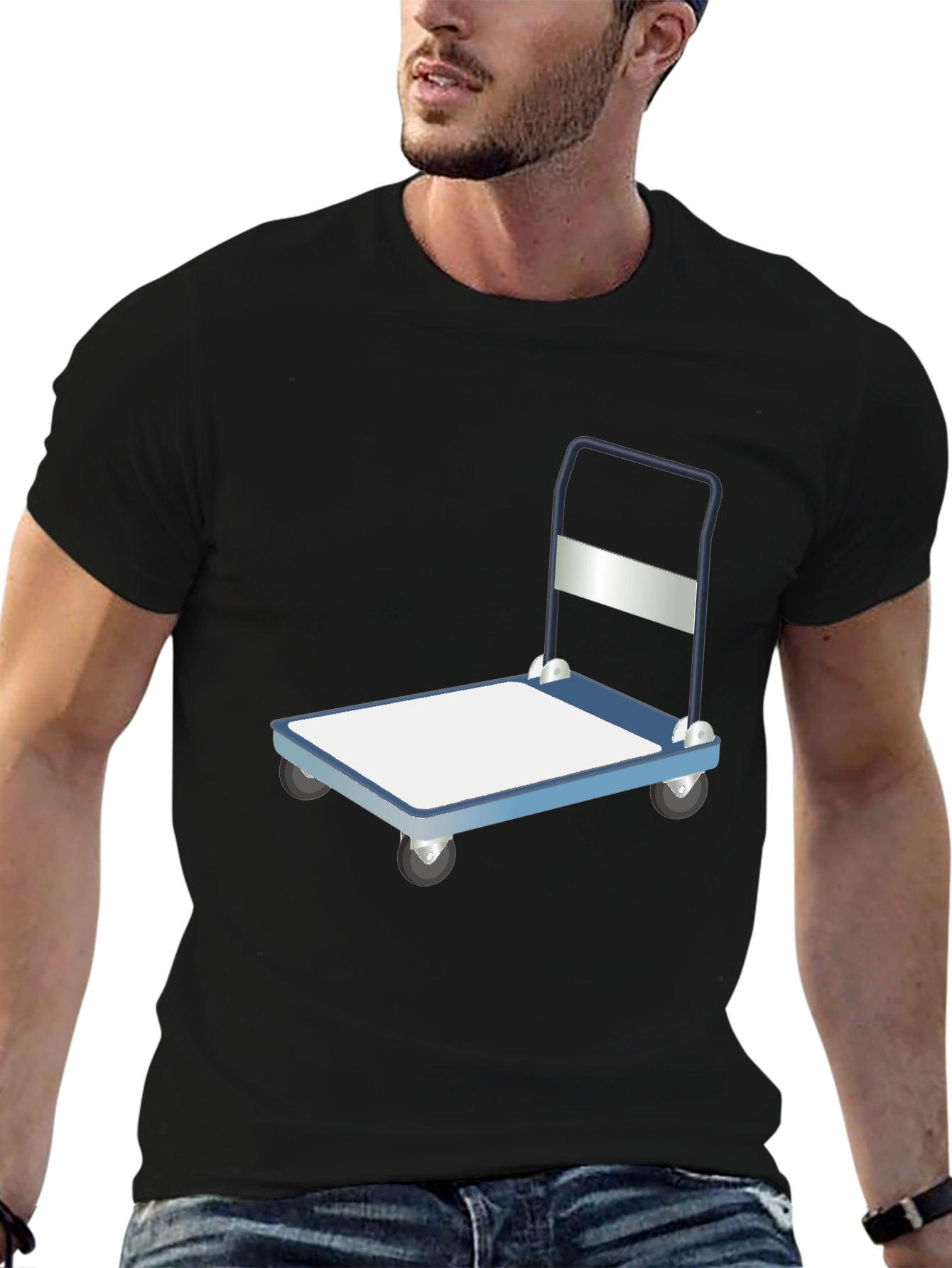 Novelty Cart Graphic T-Shirt
