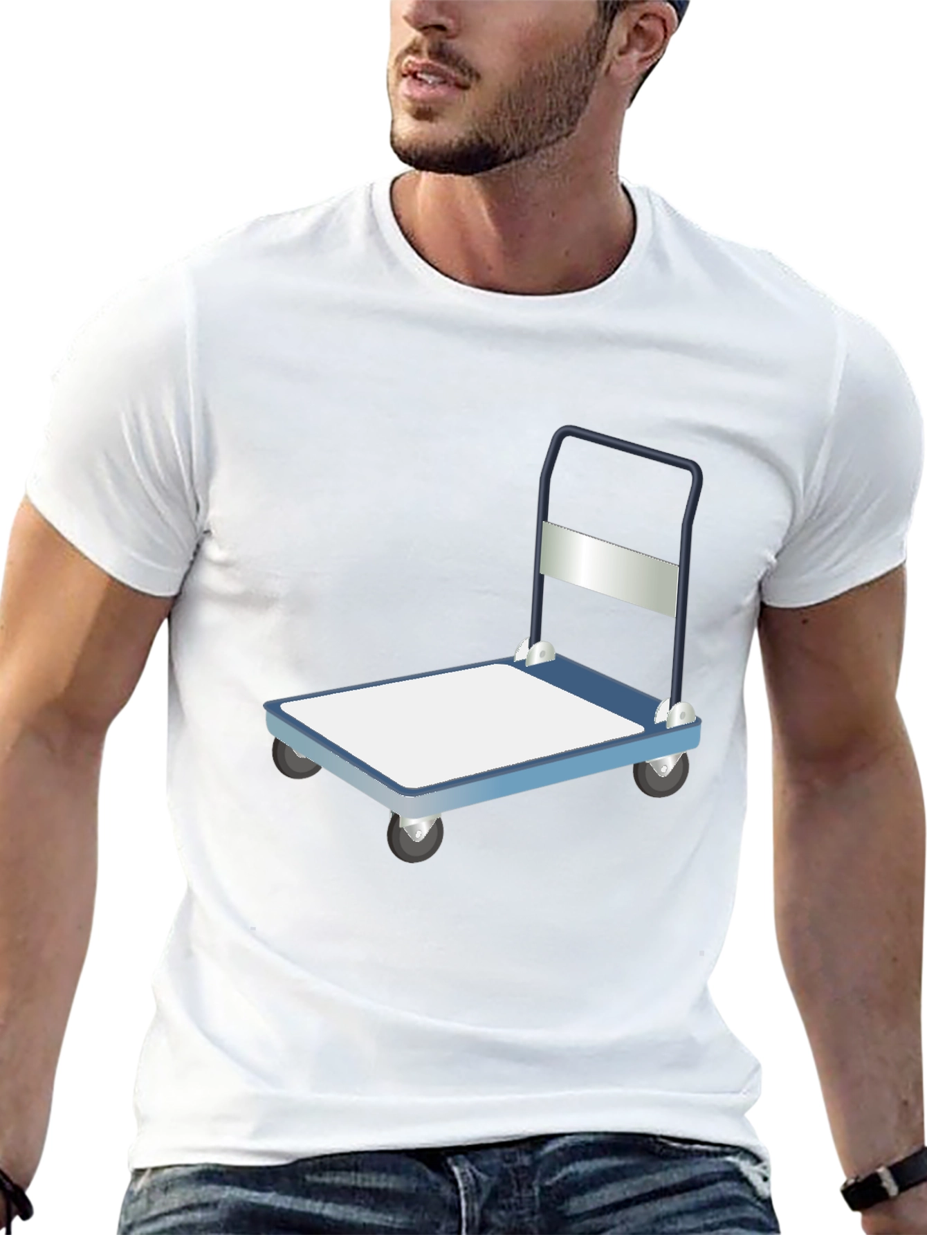 Novelty Cart Graphic T-Shirt