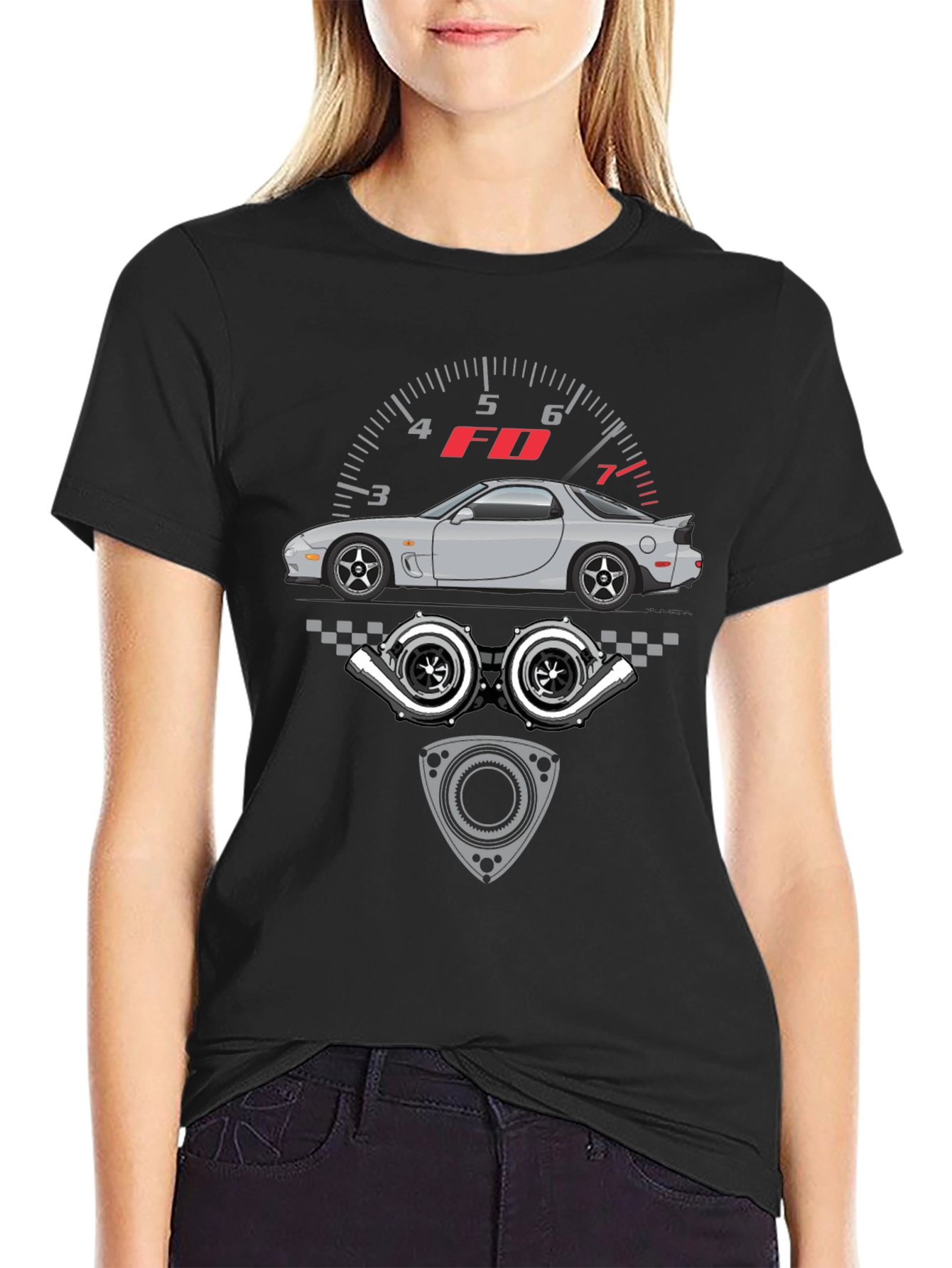 Rotary Engine FD RX-7 T-Shirt