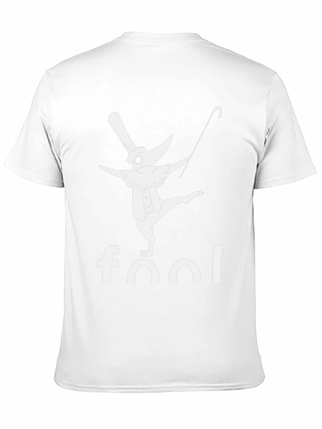 Fool Plague Doctor Black Graphic T-Shirt