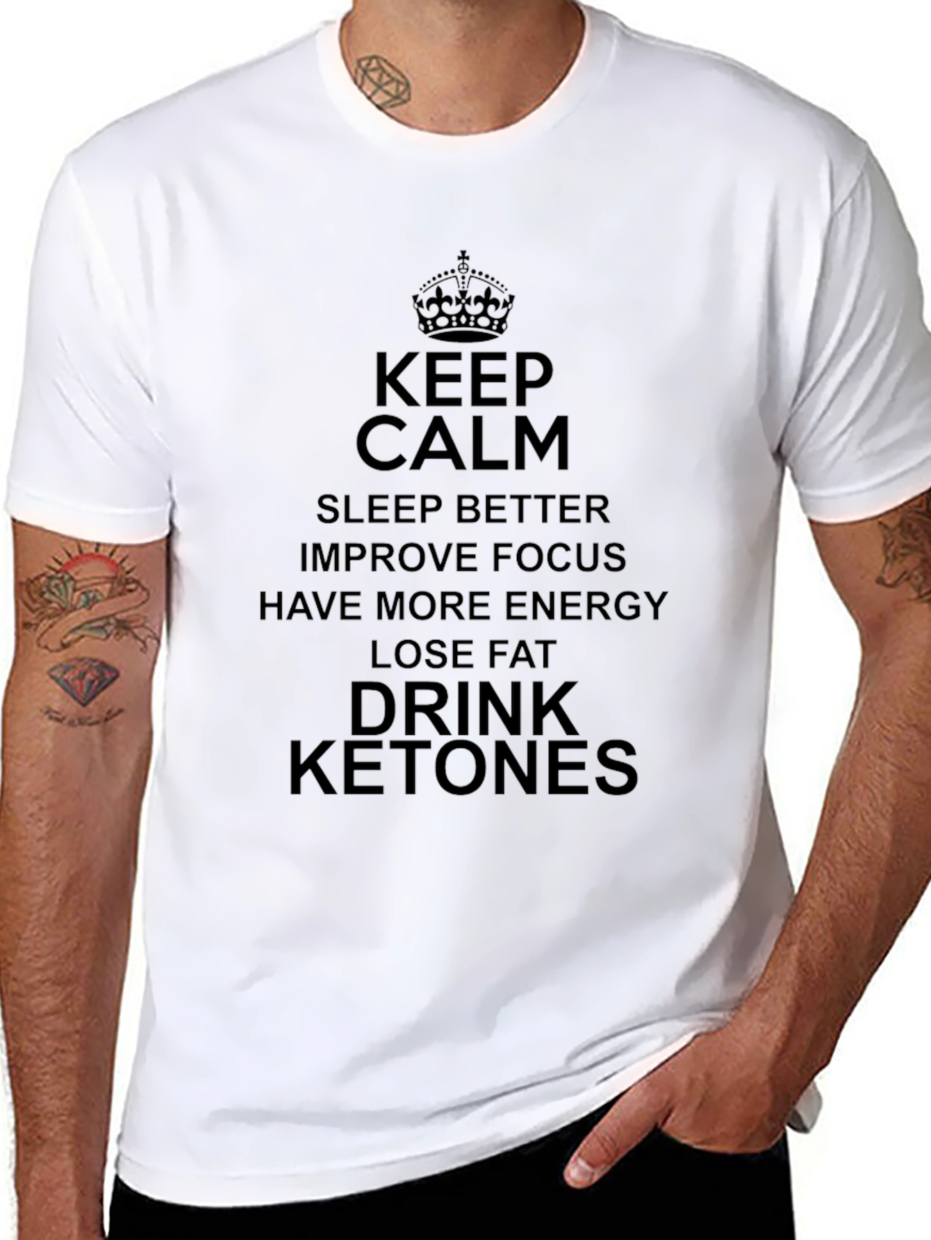 Keep Calm Drink Ketones T-Shirt