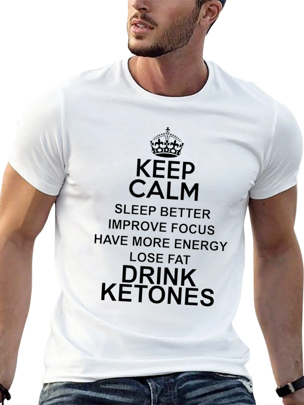 Keep Calm Drink Ketones T-Shirt