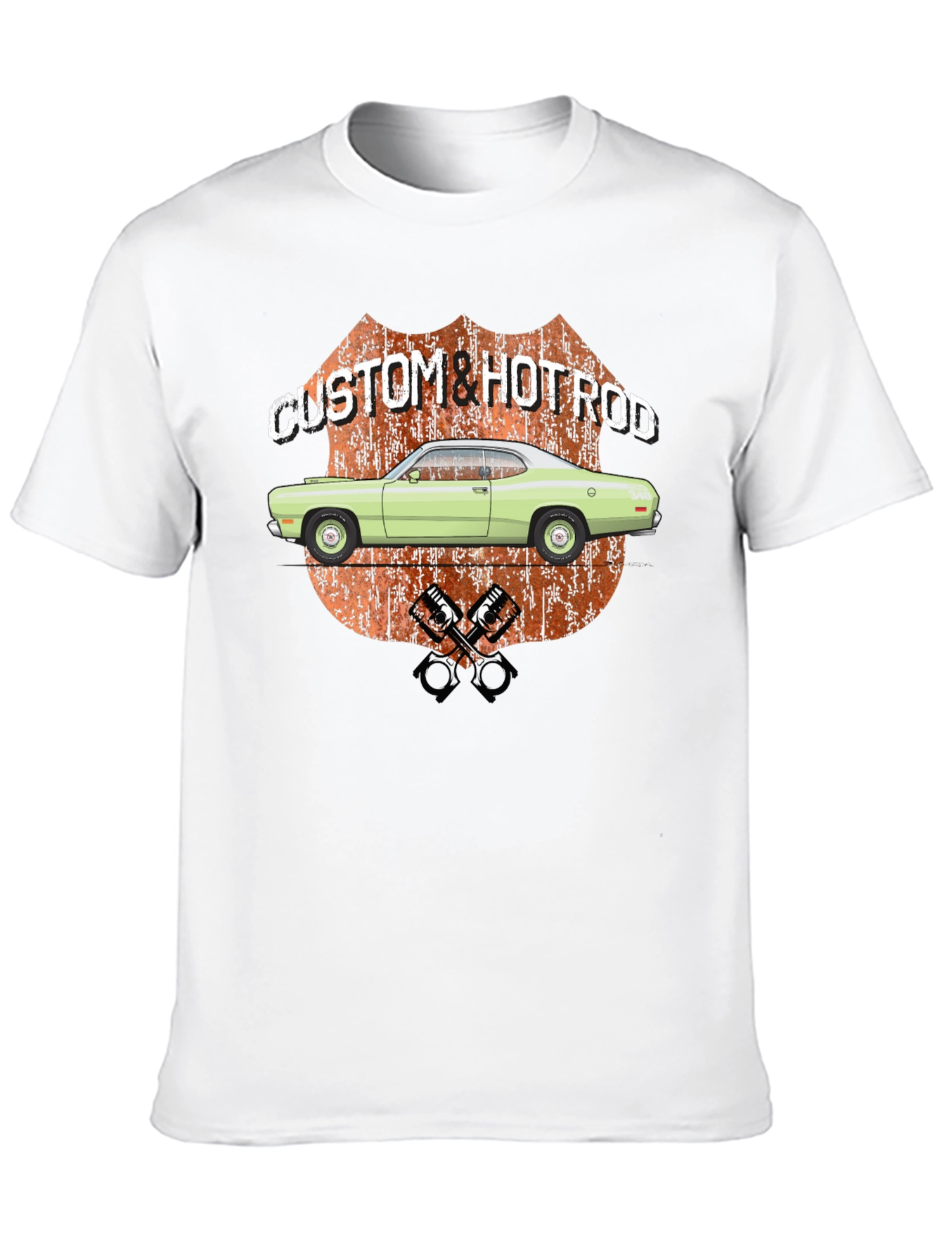 Custom & Hot Rod Car Graphic T-Shirt