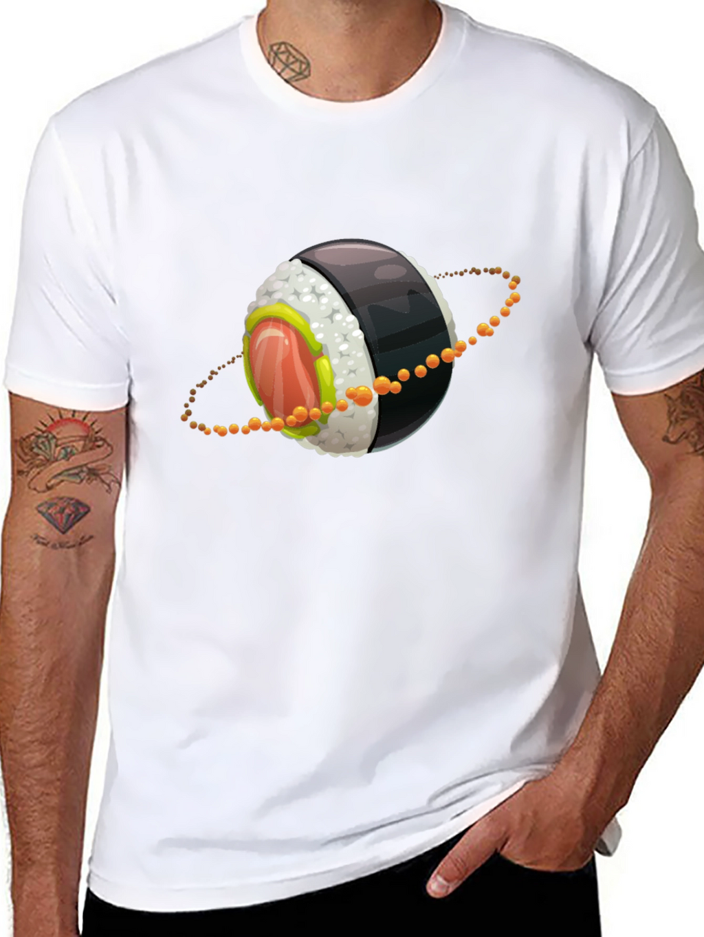 Sushi Planet T-Shirt - Unique Graphic Tee