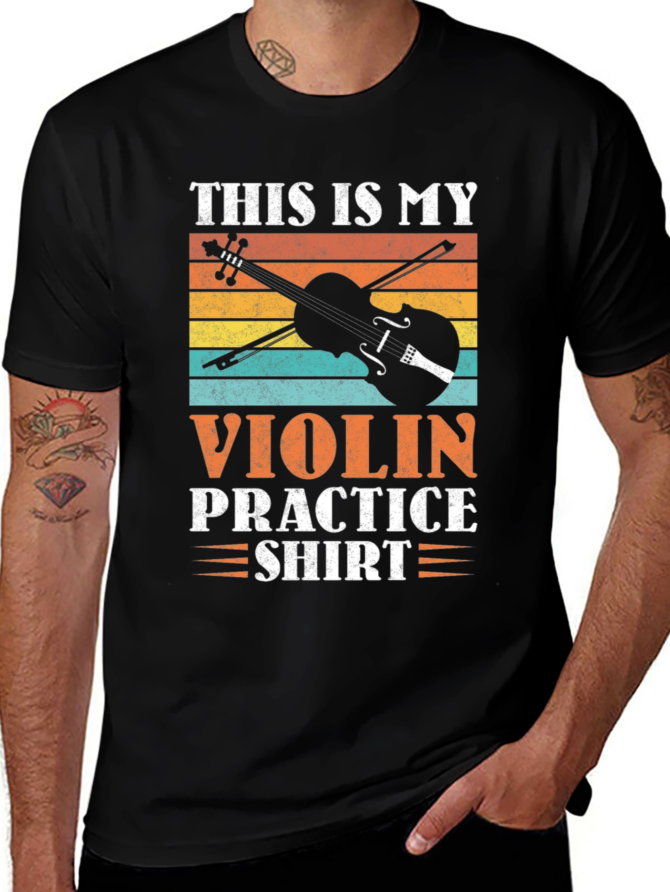 Violin Practice Shirt - Music Lover Tee