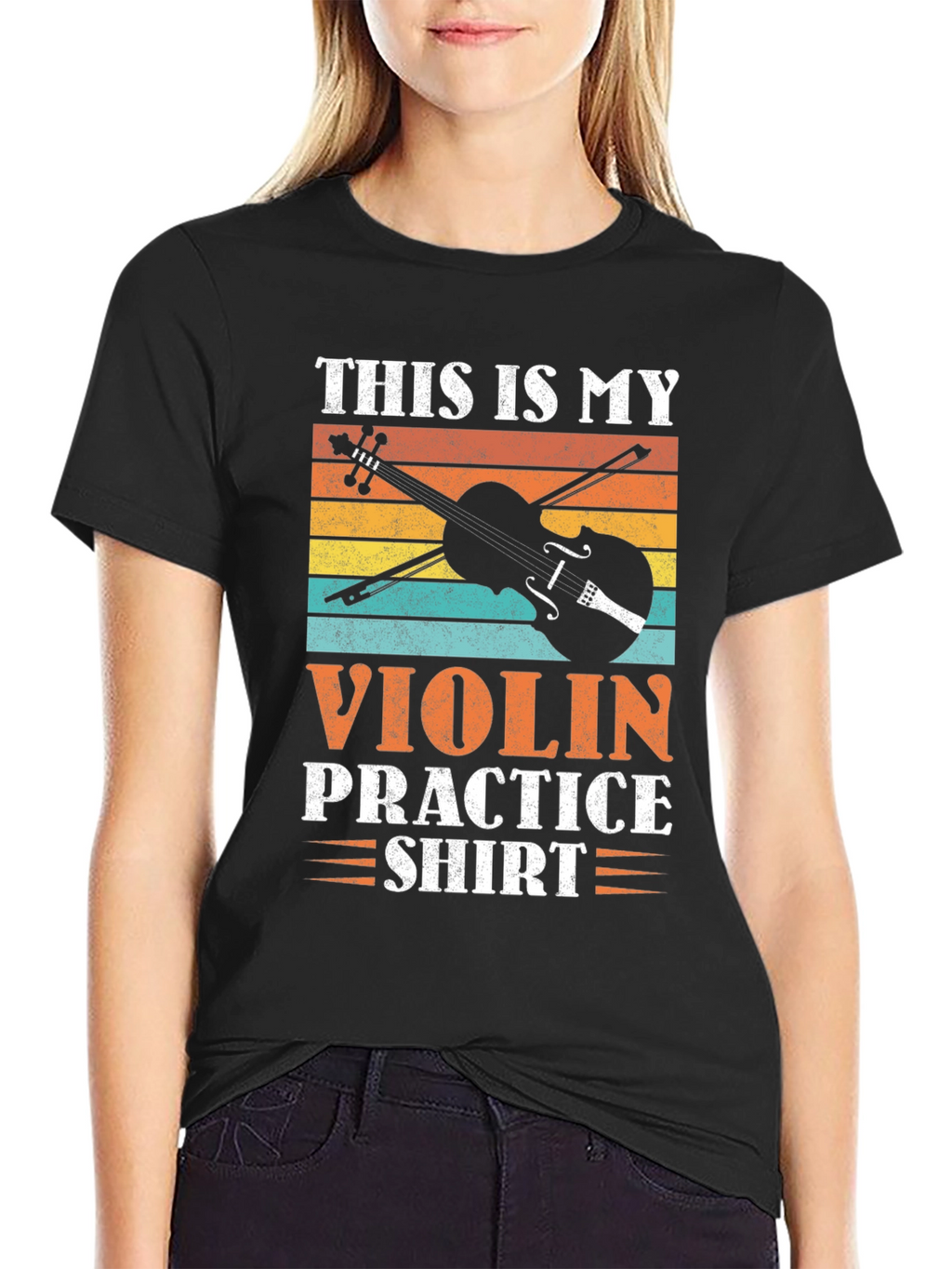Violin Practice Shirt - Music Lover Tee