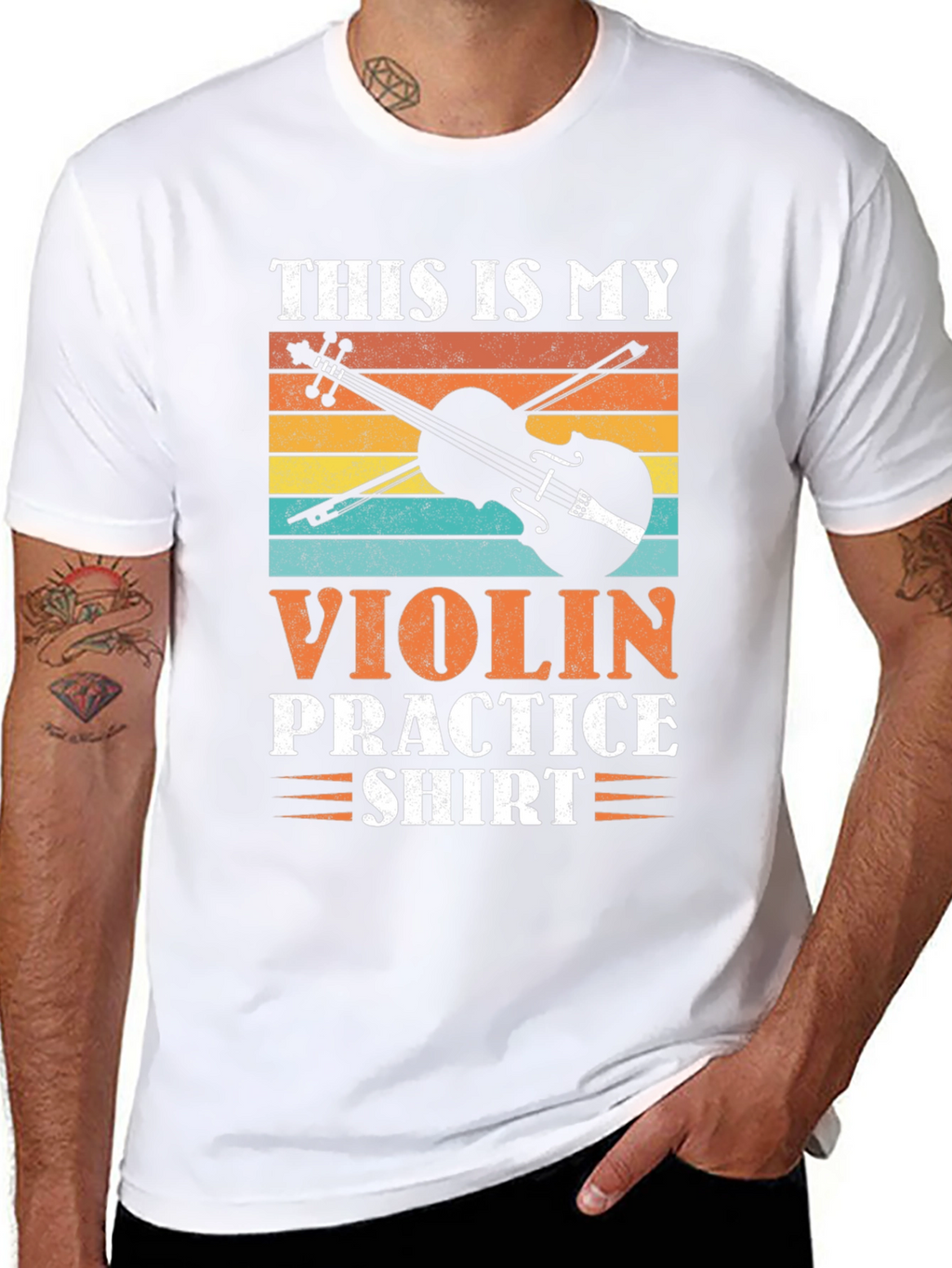 Violin Practice Shirt - Music Lover Tee