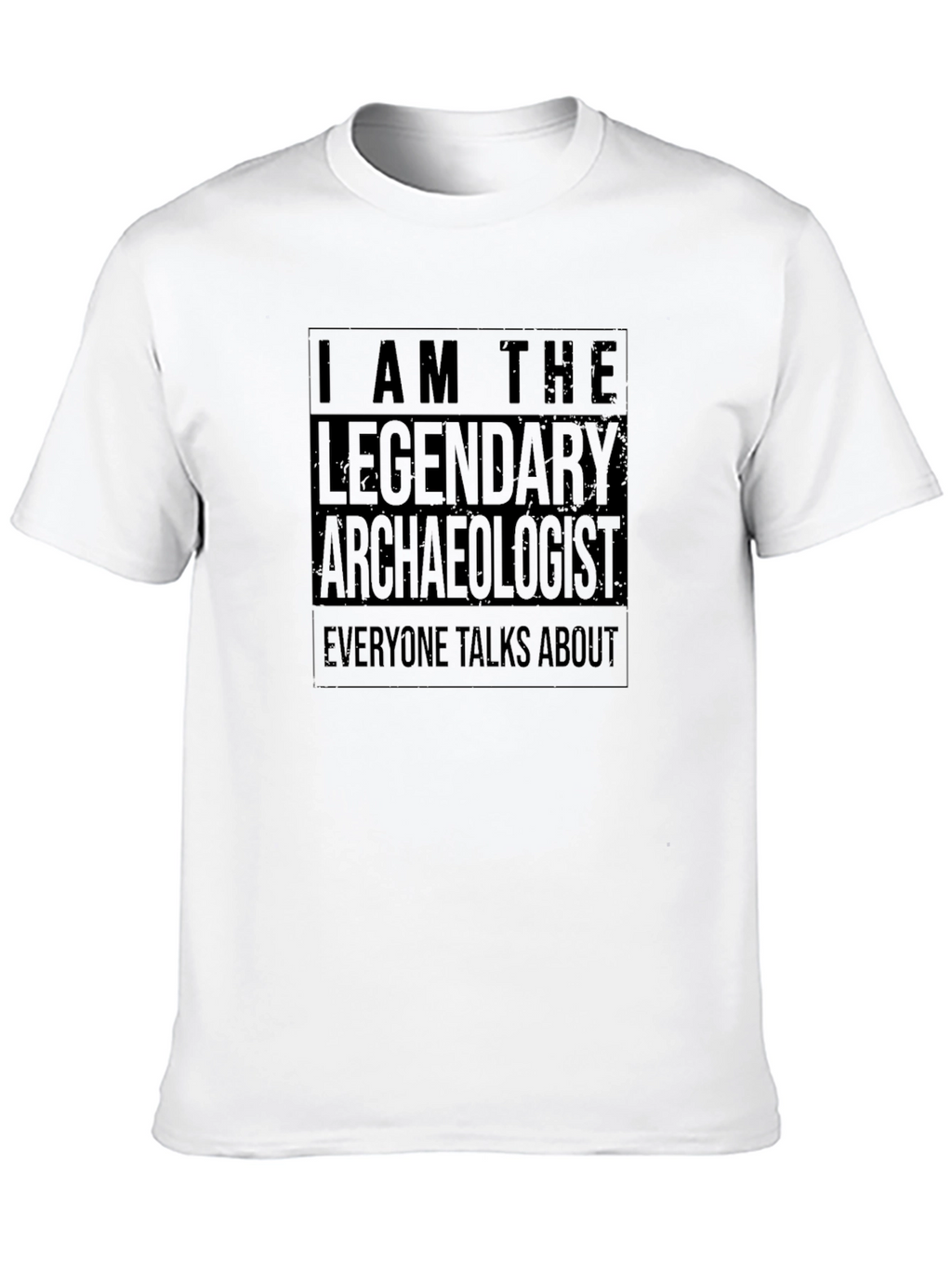 Legendary Archaeologist T-Shirt - Black Cotton Tee