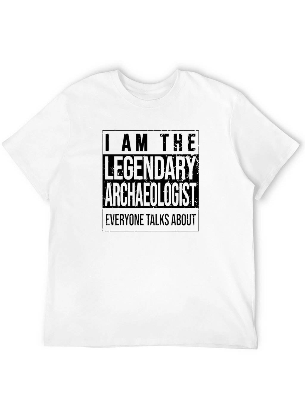 Legendary Archaeologist T-Shirt - Black Cotton Tee