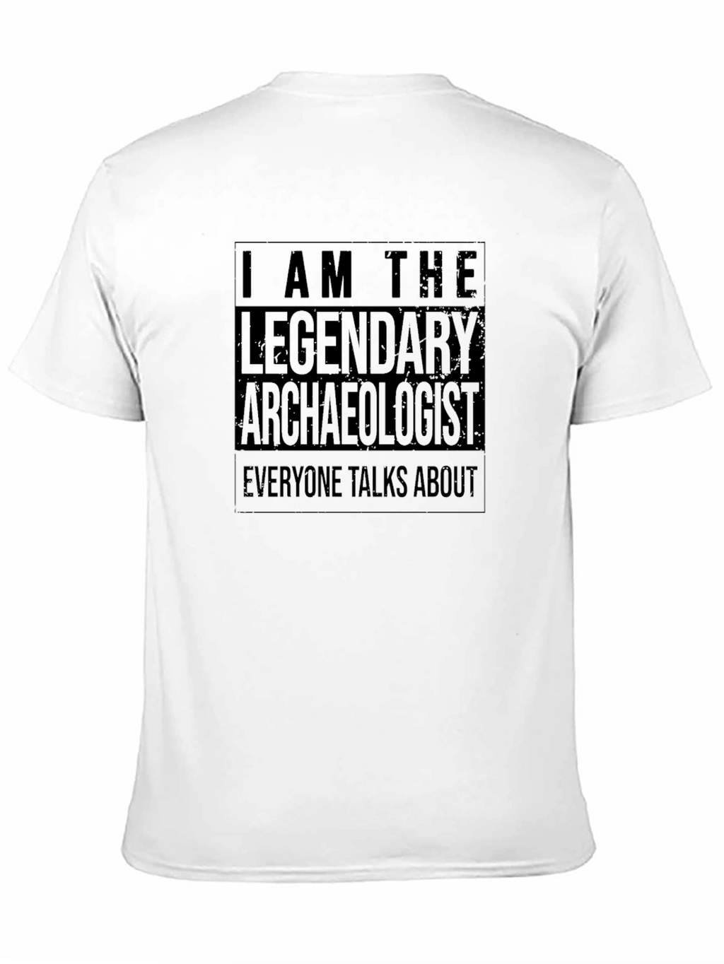 Legendary Archaeologist T-Shirt - Black Cotton Tee