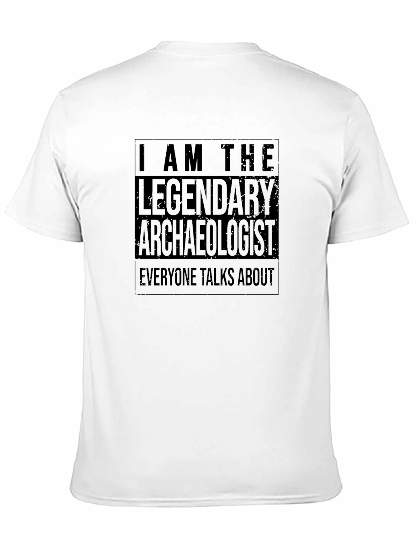 Legendary Archaeologist T-Shirt - Black Cotton Tee