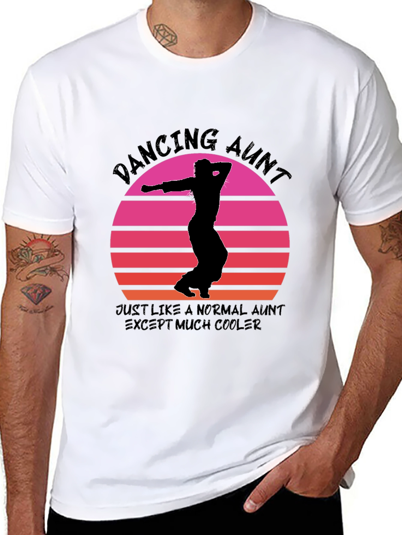 Dancing Aunt T-Shirt - Cool Aunt Gift