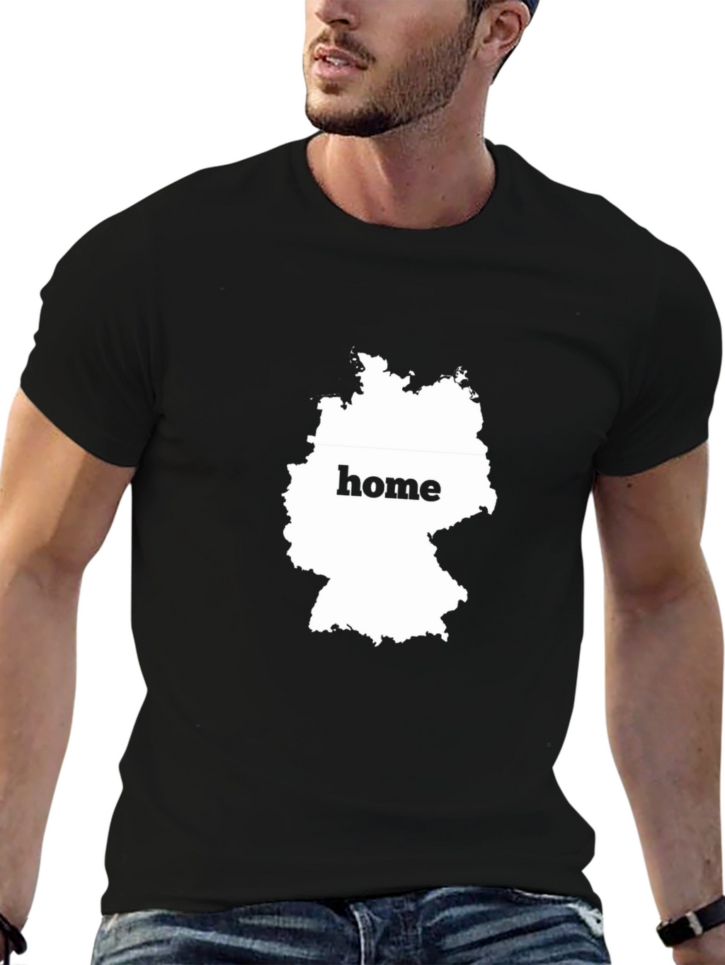 Germany Home T-Shirt - Black