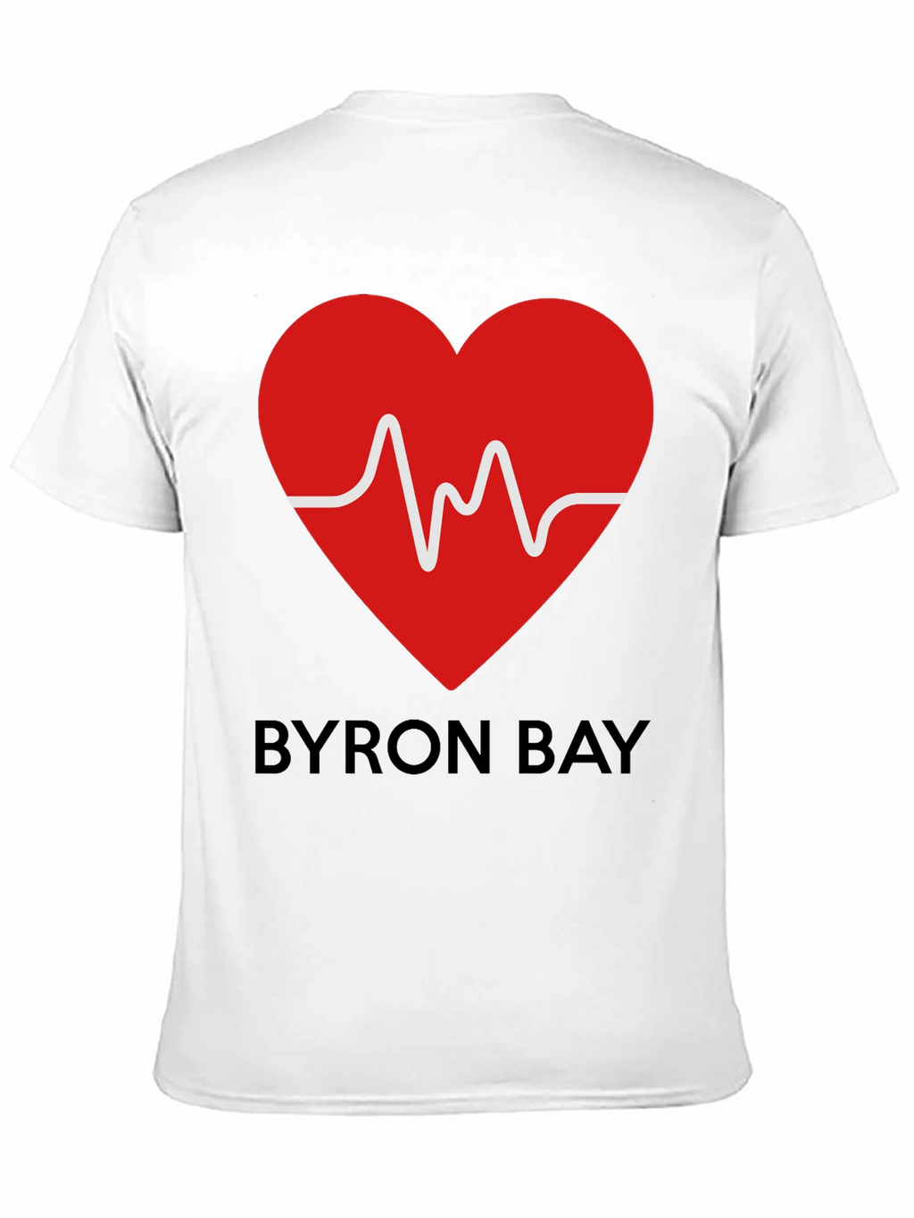 Byron Bay Heartbeat Graphic Tee