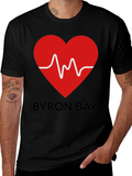 Byron Bay Heartbeat Graphic Tee