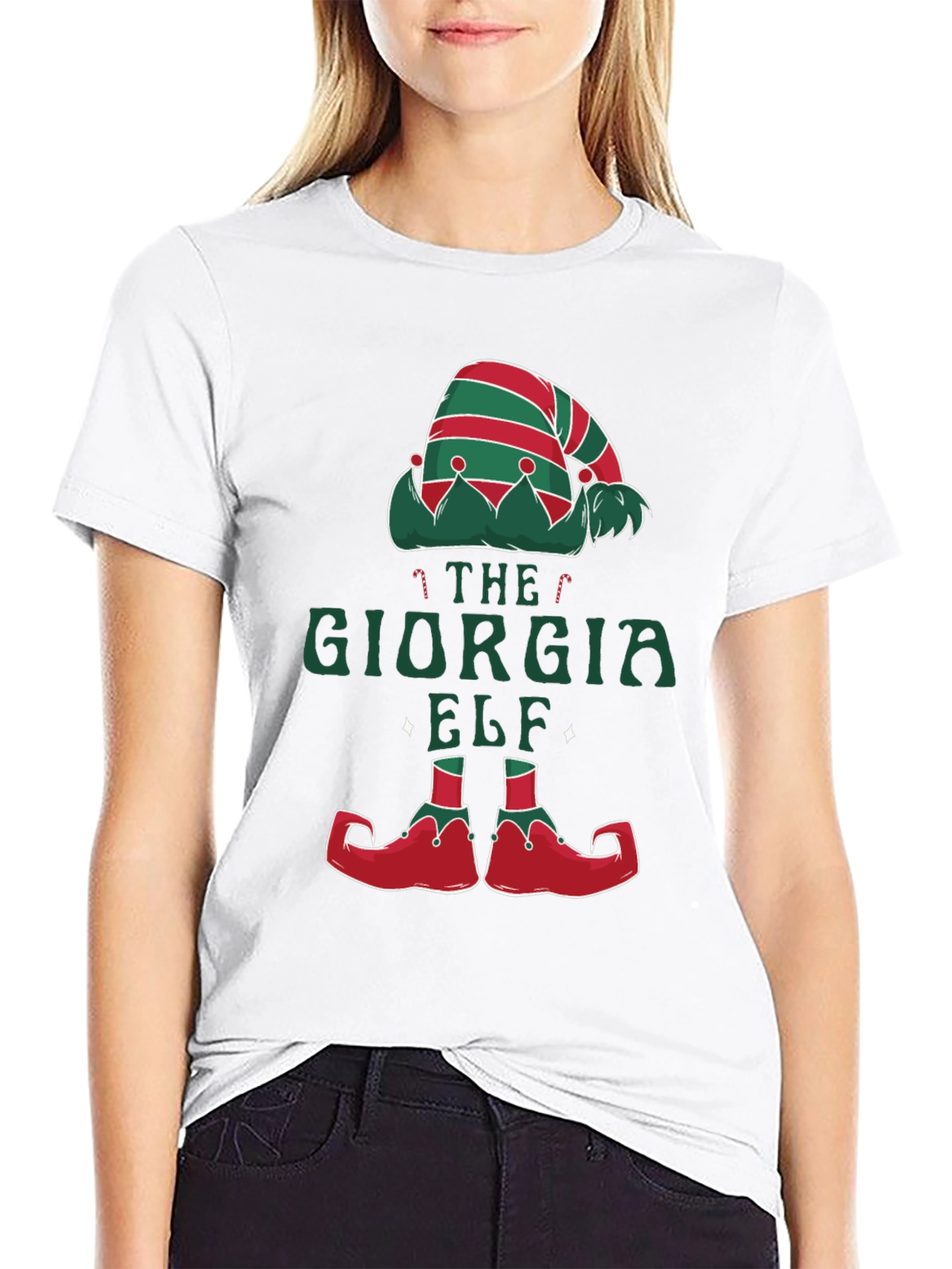 Giorgia Elf Christmas T-Shirt