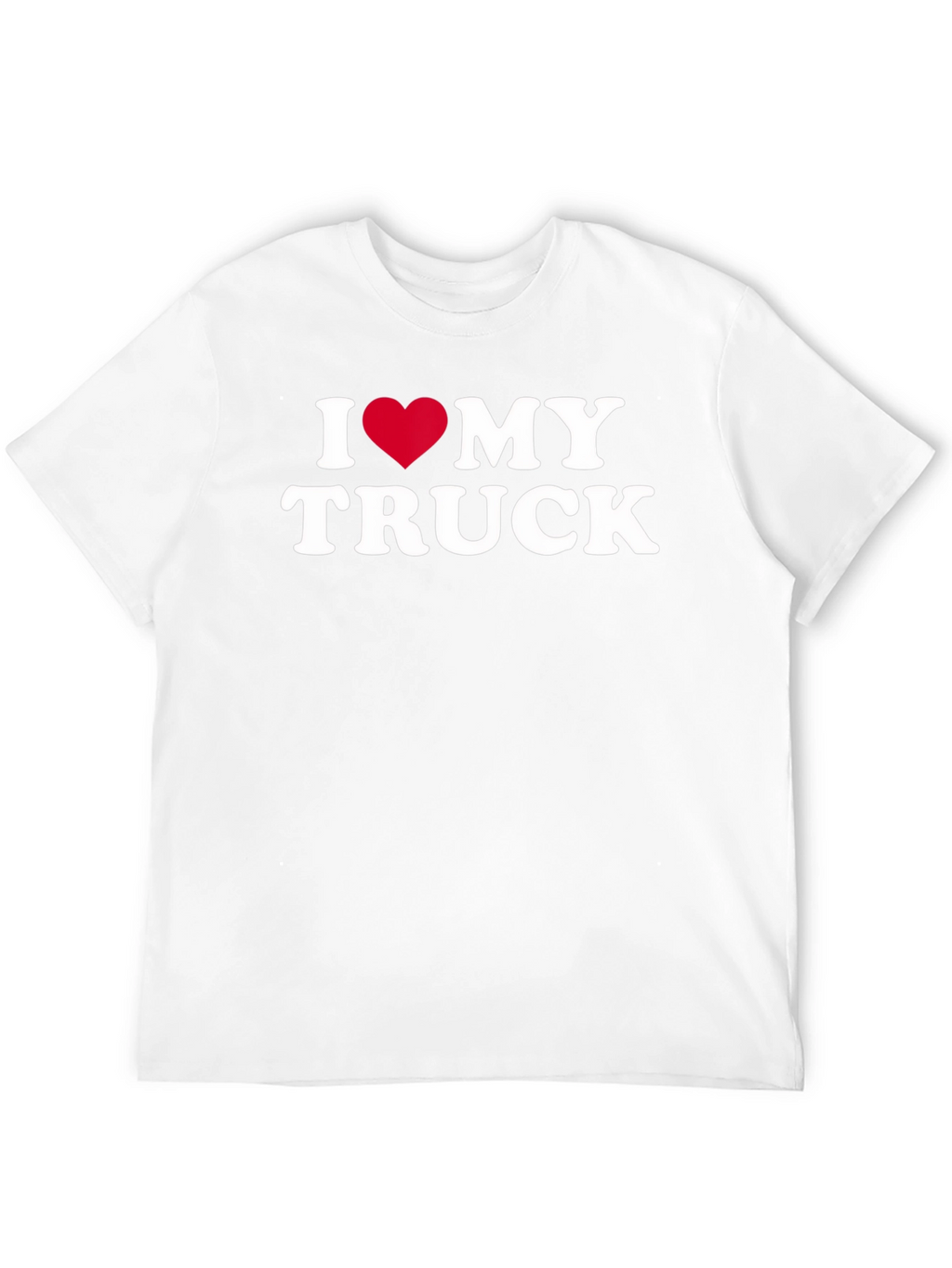 I Heart My Truck Black T-Shirt