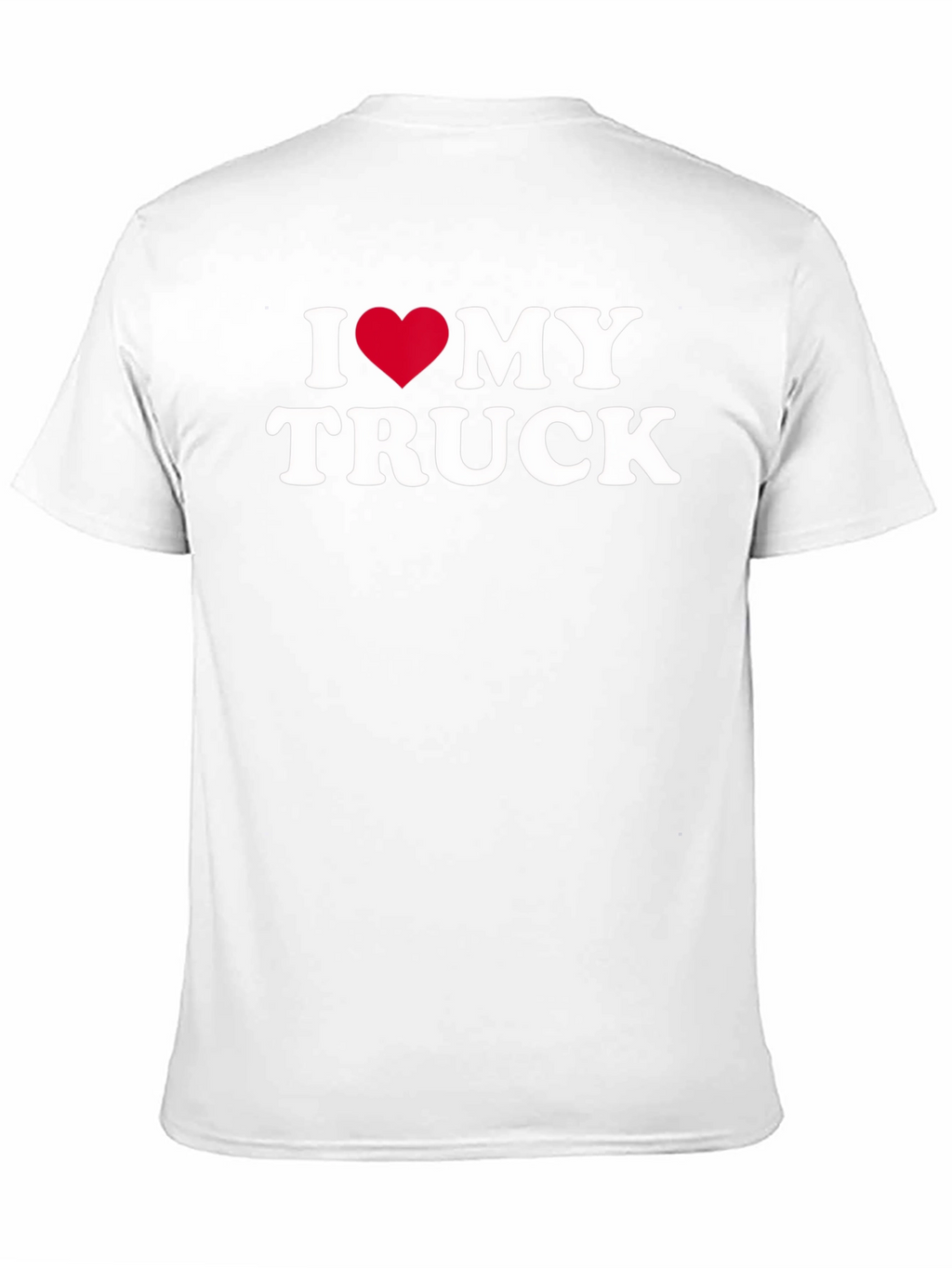 I Heart My Truck Black T-Shirt