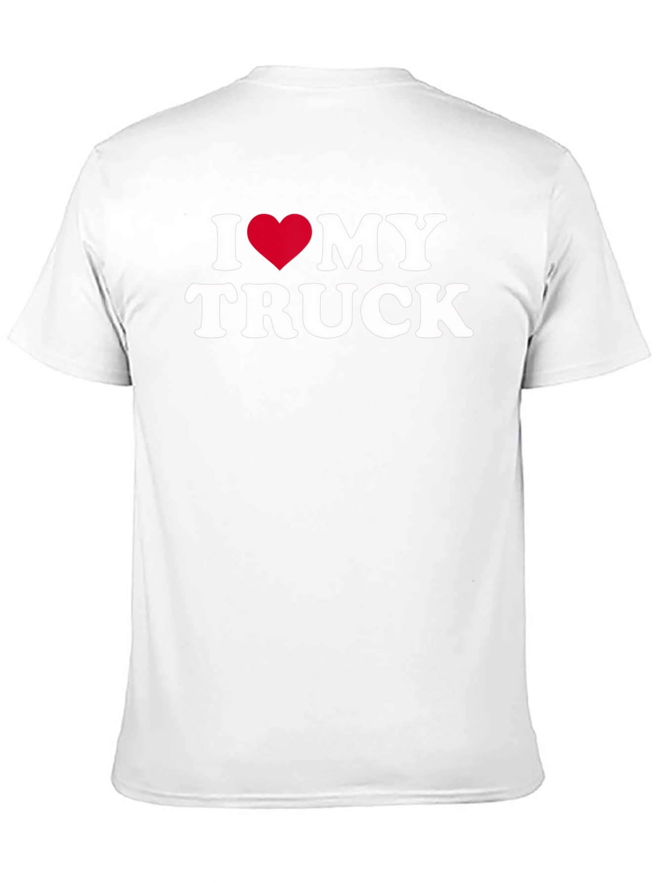 I Heart My Truck Black T-Shirt