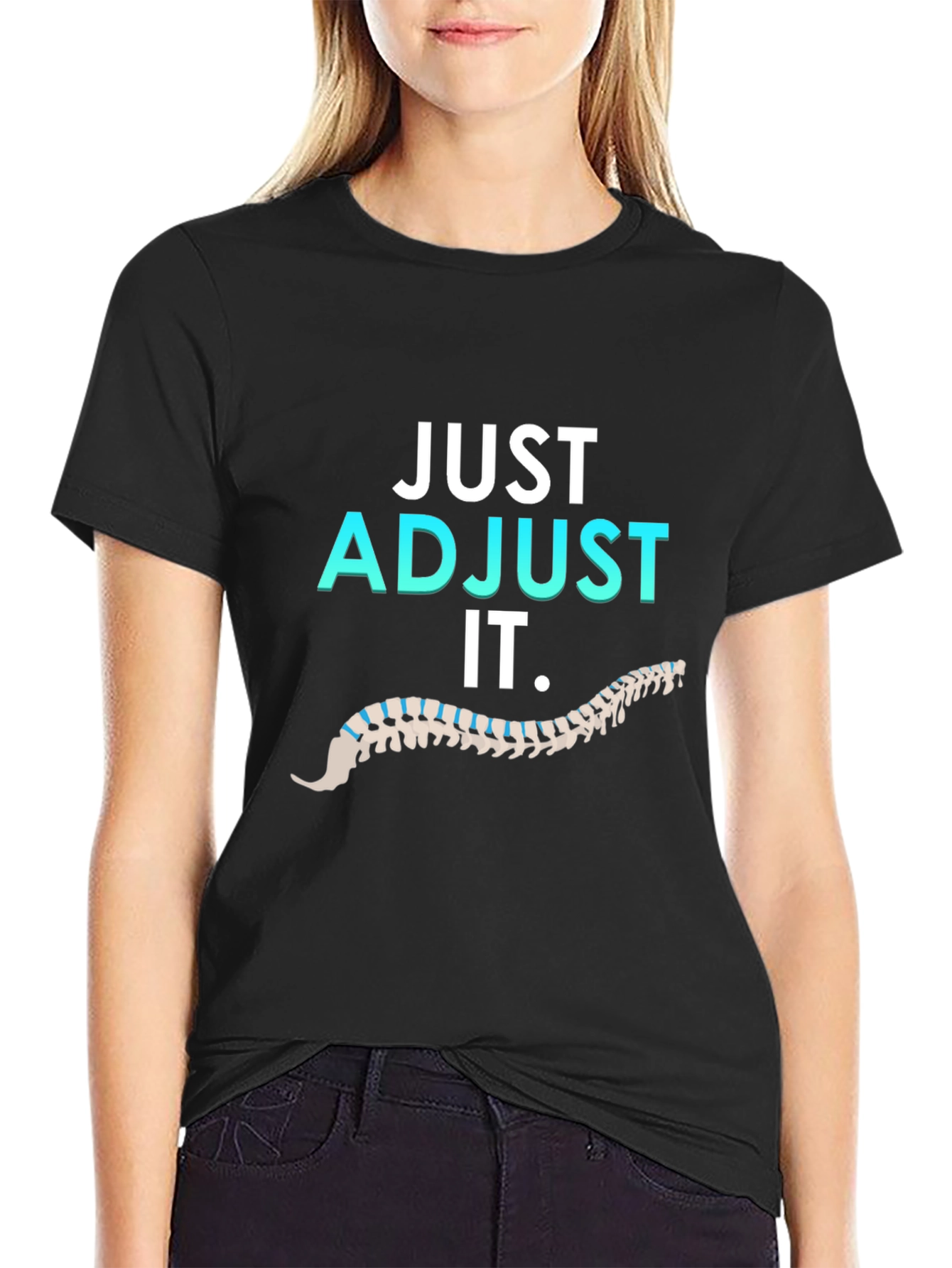 Just Adjust It Spine T-Shirt