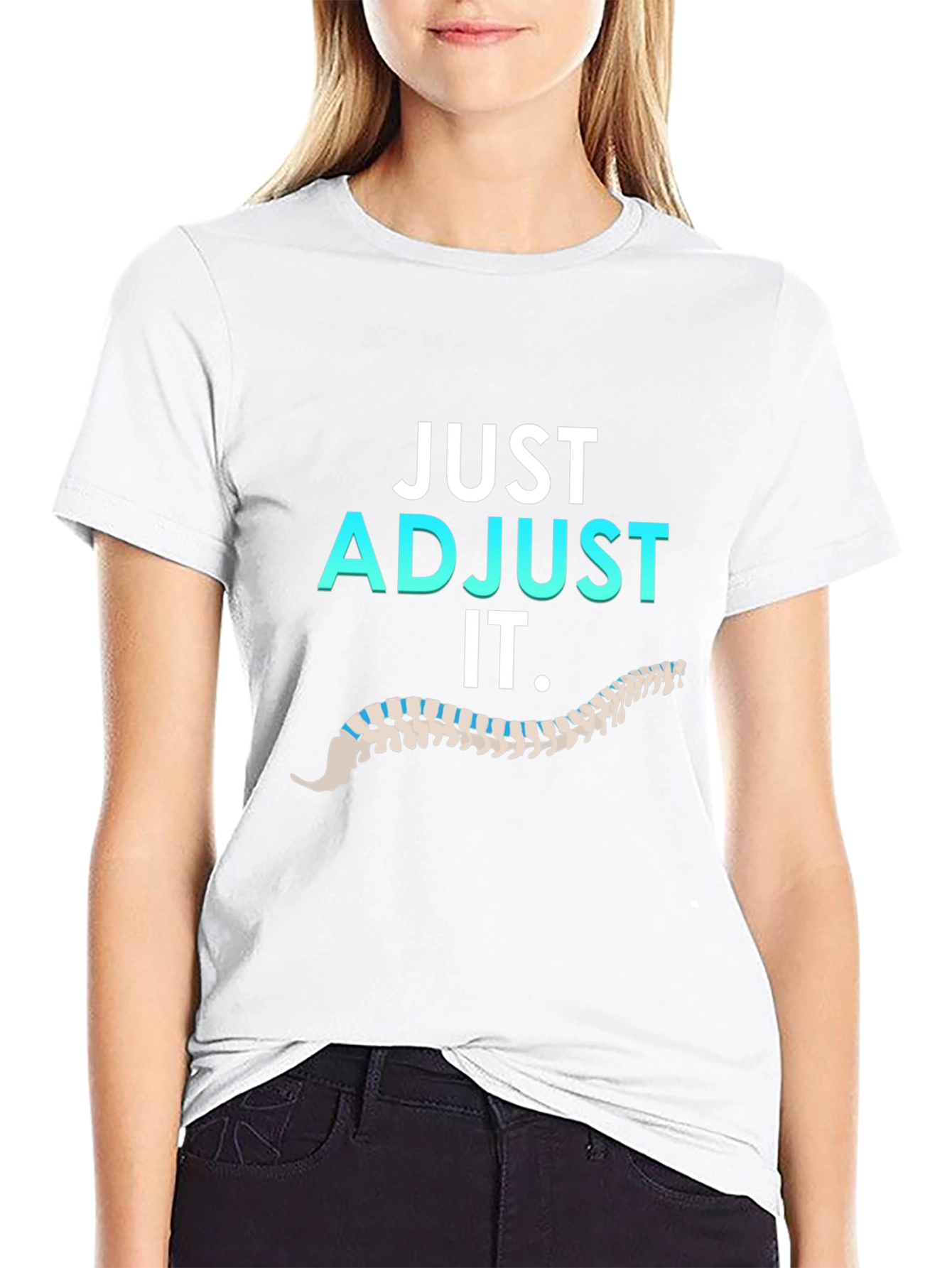 Just Adjust It Spine T-Shirt