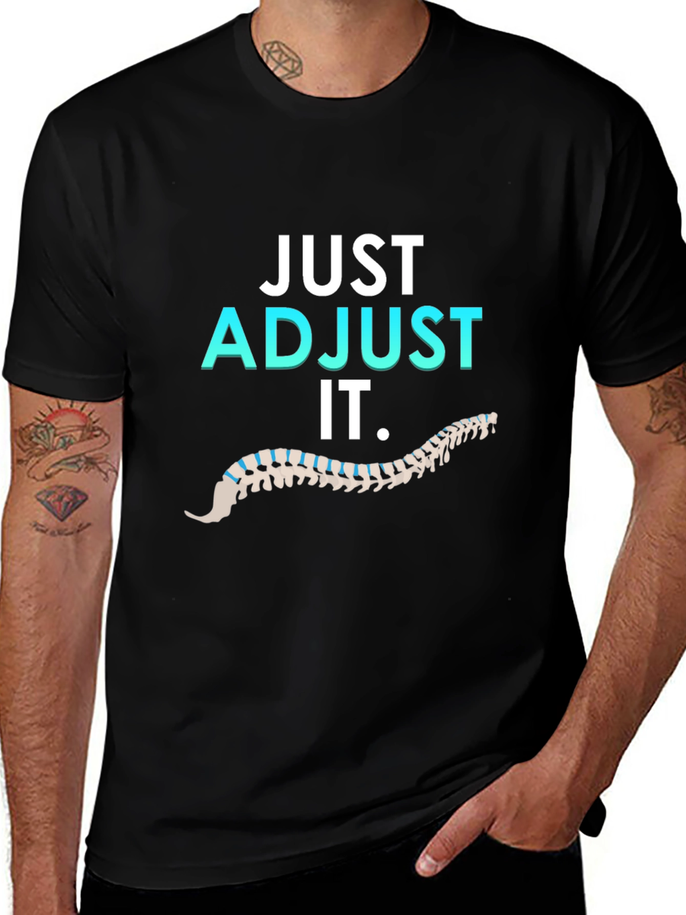 Just Adjust It Spine T-Shirt