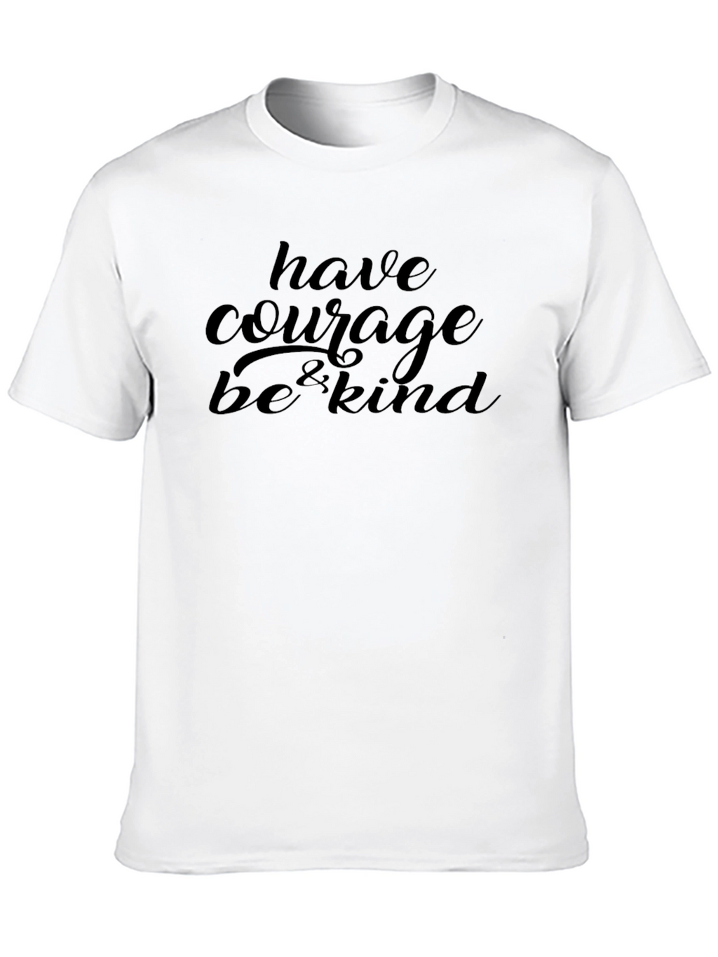 Courage & Kindness Black Graphic Tee