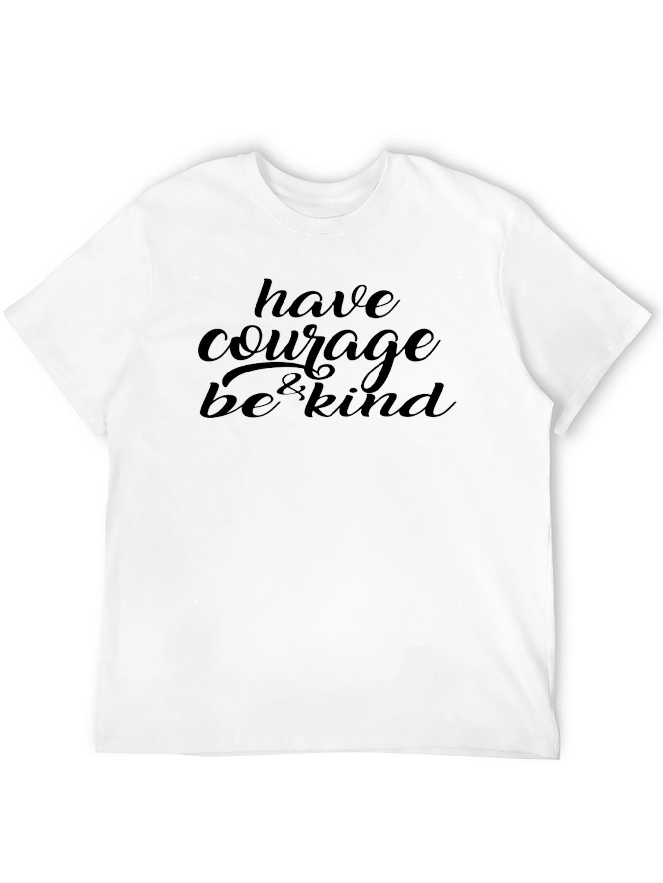 Courage & Kindness Black Graphic Tee