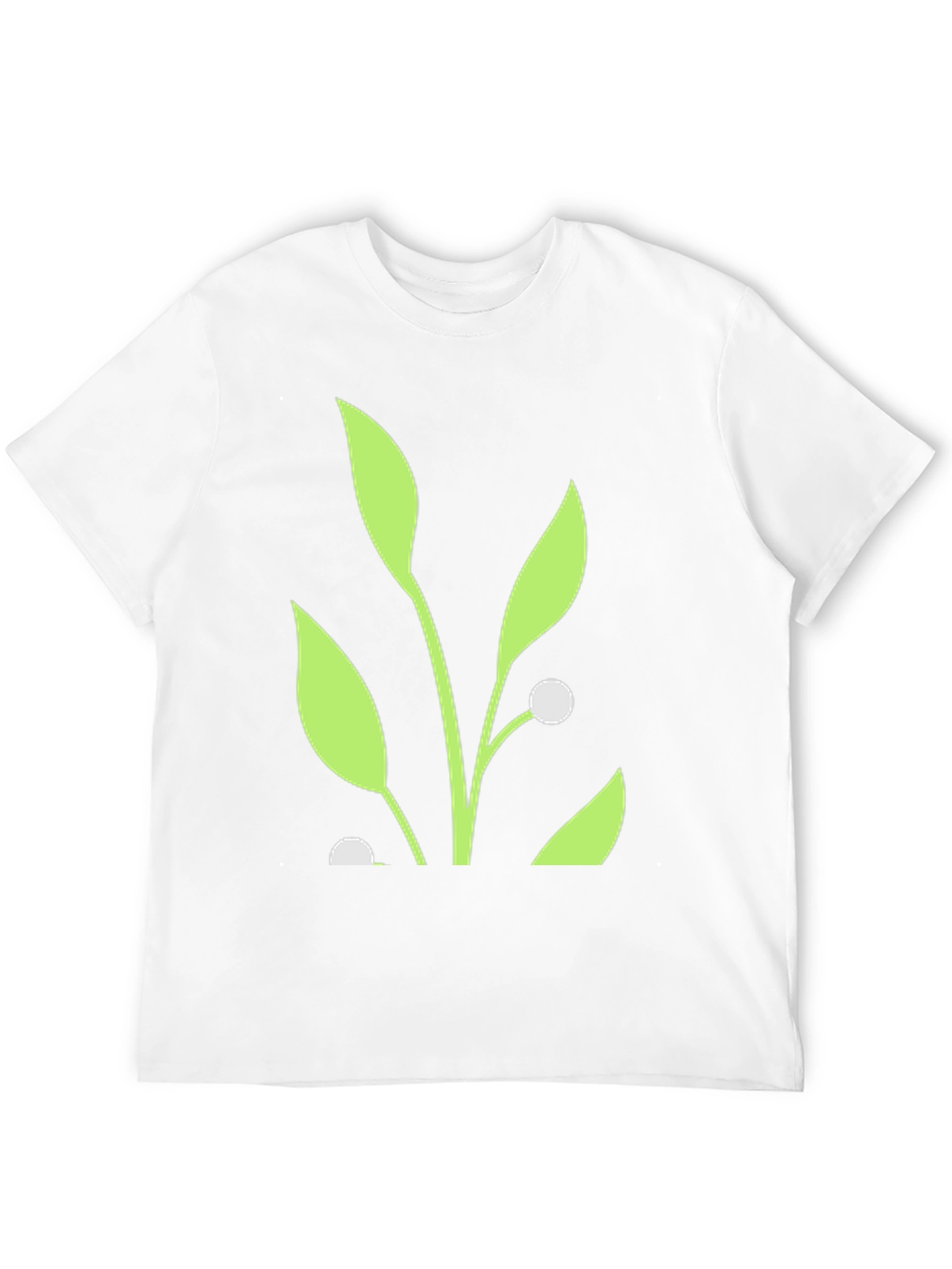 Nature Inspired Graphic Tee - Black Cotton Blend